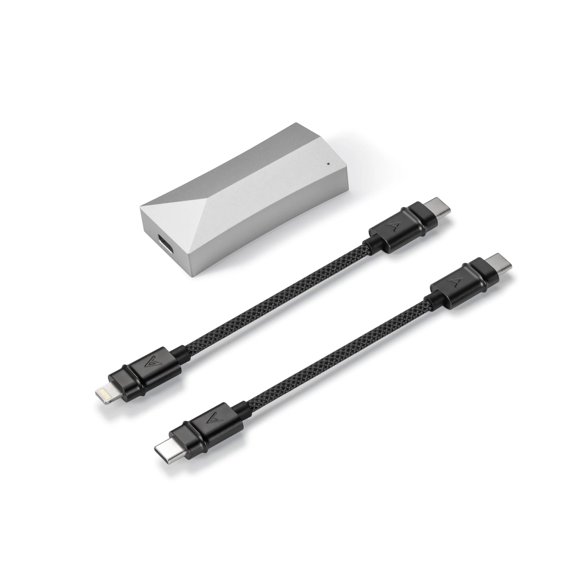 USB-C zu Lightning Kabel, Geflochtener Kabel, 2-in-1 Kabel, Ladekabel, Adapter Box