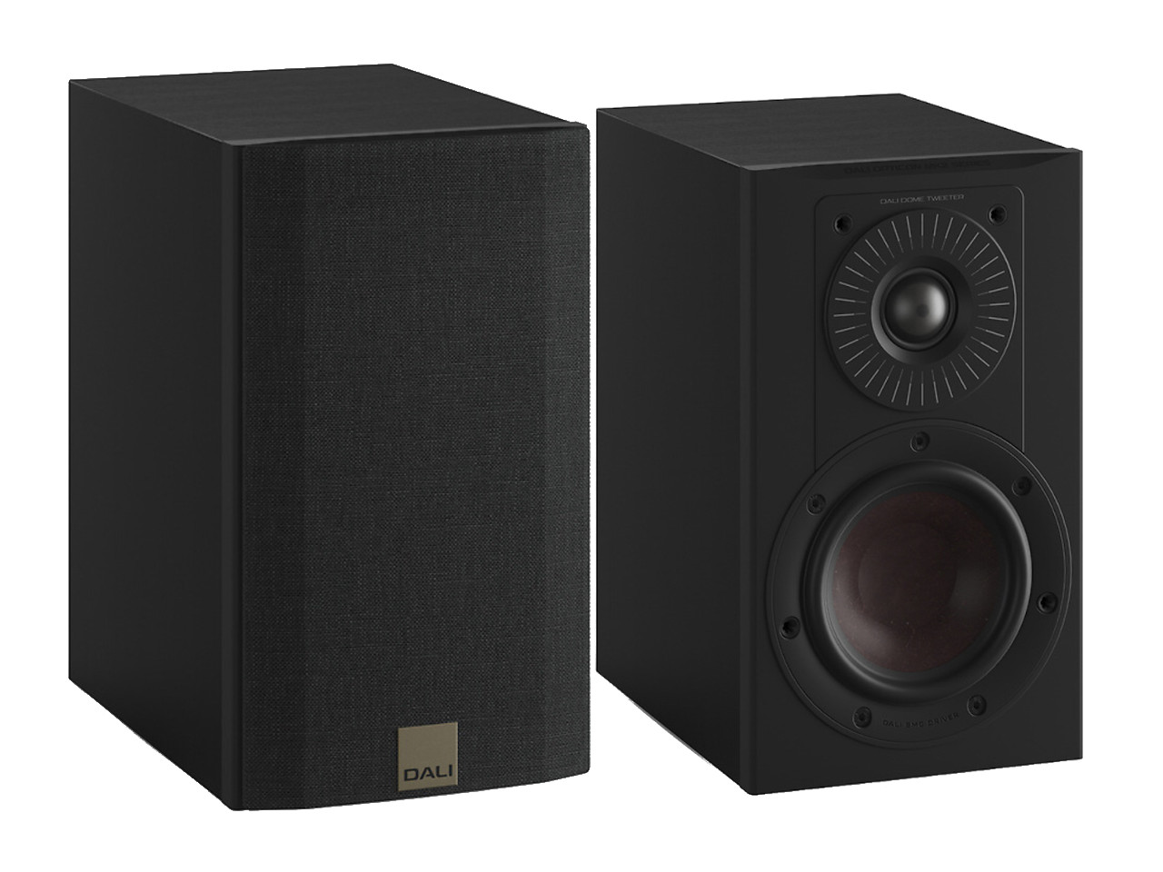 Lautsprecher, Stereo Lautsprecher, 2-Wege Lautsprecher, Schwarze Box, DALI Lautsprecher