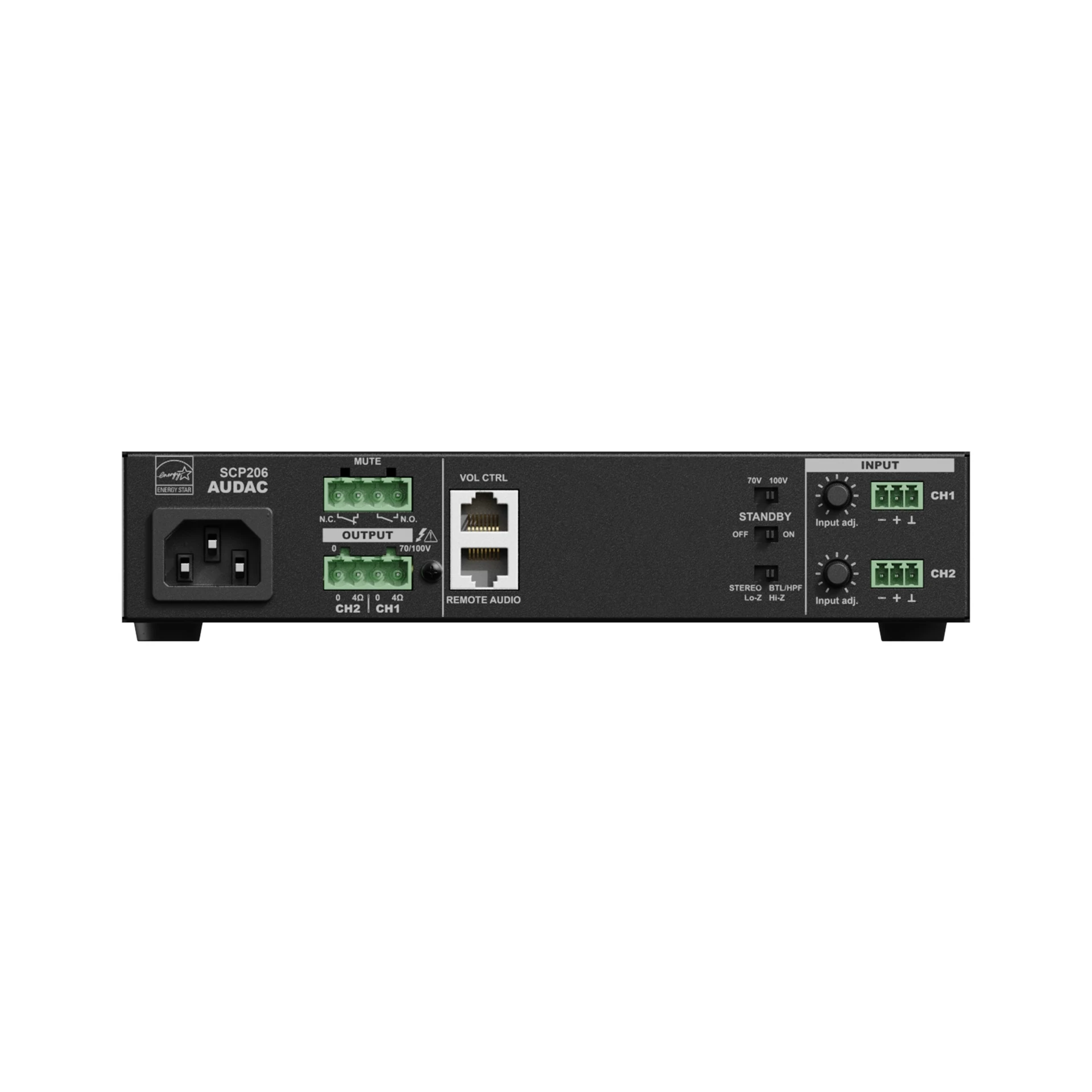 audio mixer, rackmount, 2 channel, input control, remote audio