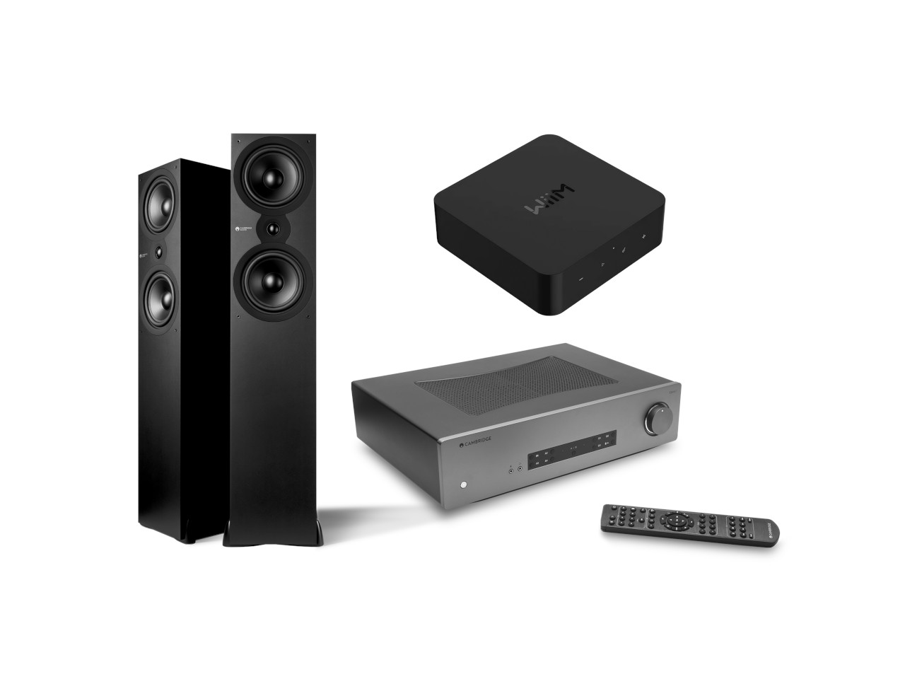 Cambridge Audio Set L Elektronik, Sprecher, Fernsteuerung, Heimkino
