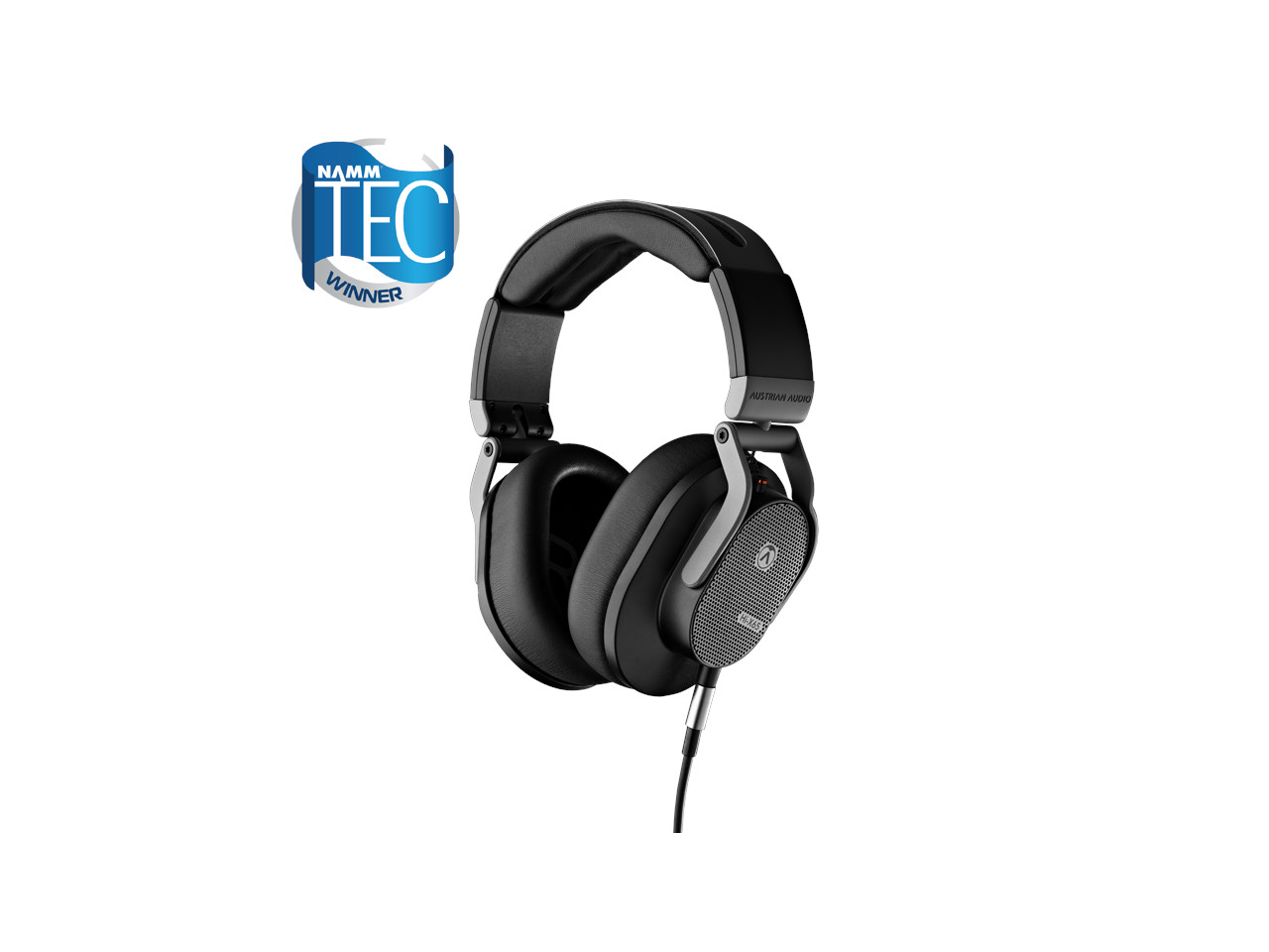 kopfhörer, over-ear, kabelgebunden, metall, schwarz