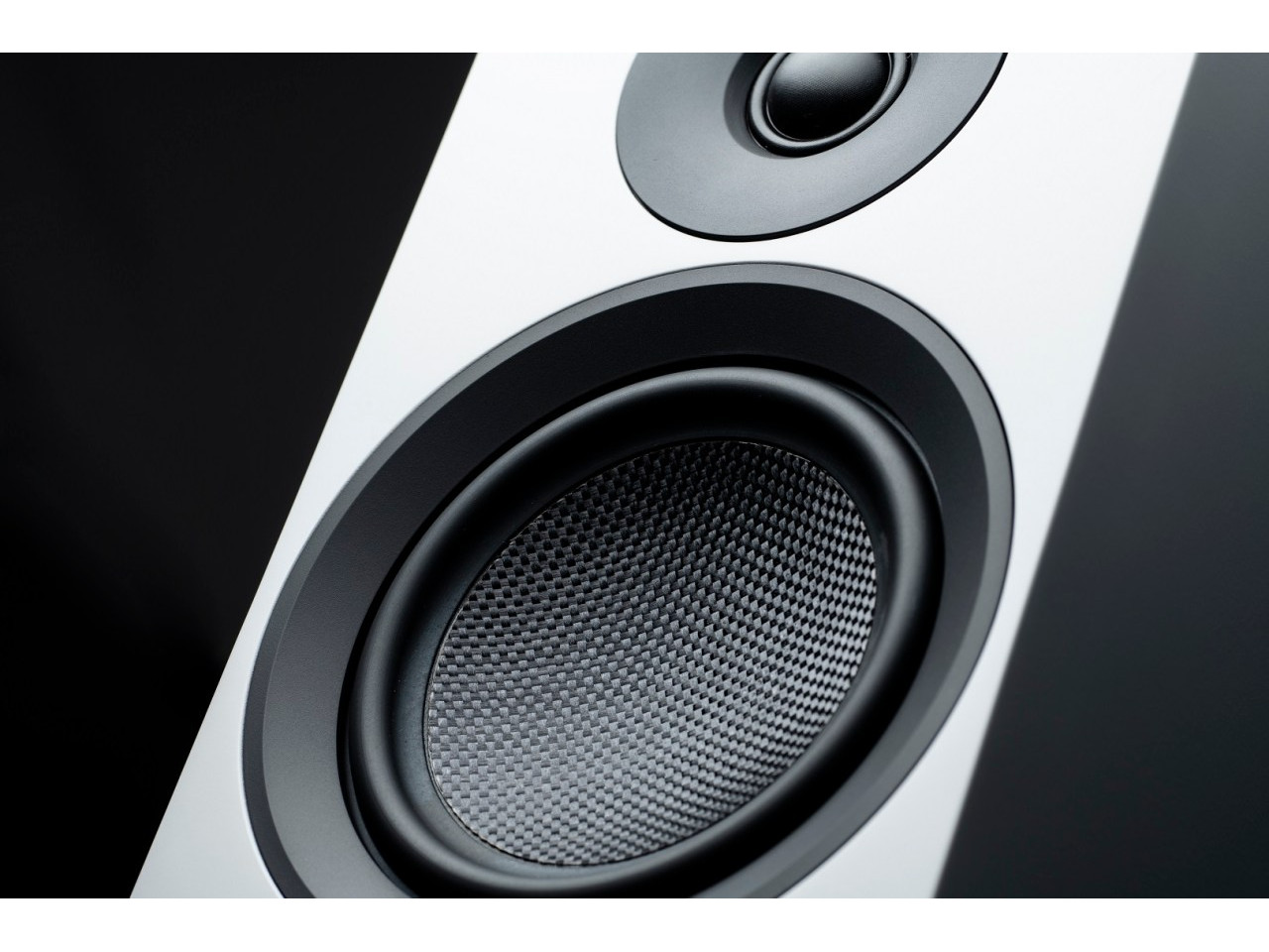 Lautsprecher, Hochtonlautsprecher, Surround-Lautsprecher, Karbon-Metall, Gehäuse-Design