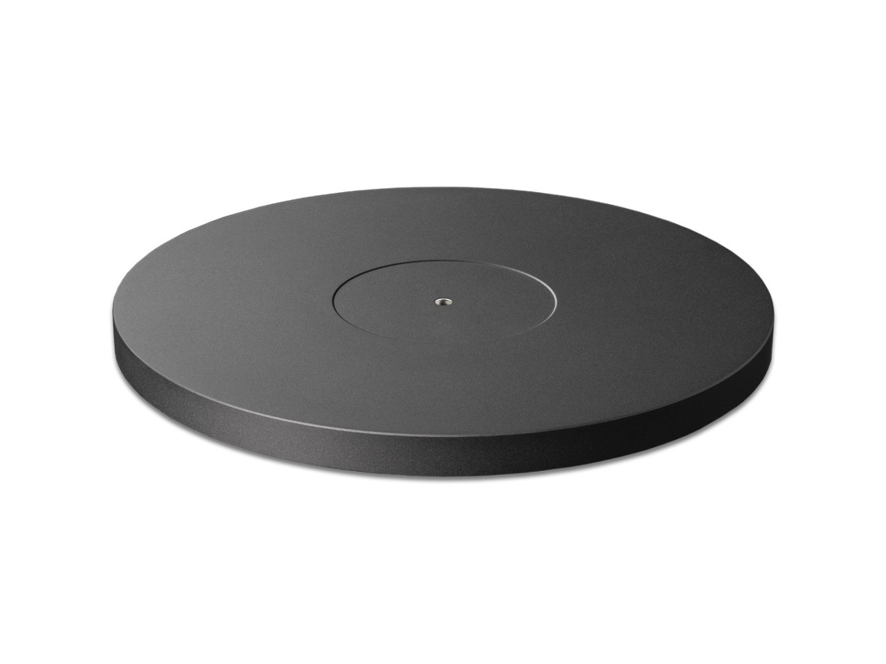 Lagerbasis, Schiefergrau, Metall, Rund, Turntable