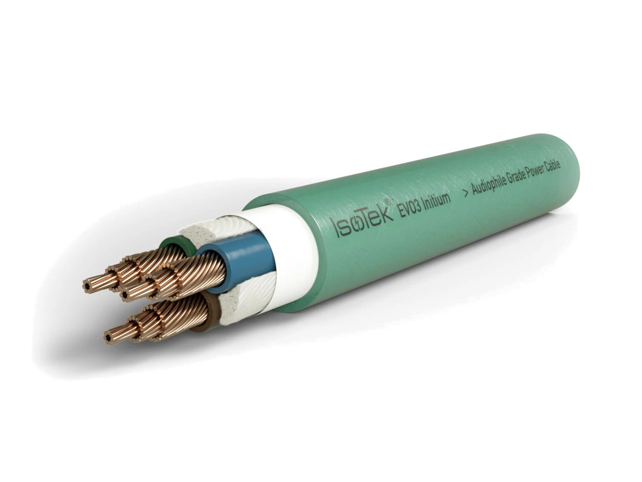 Kupferdraht, Kabel, Mehradriges Kabel, Schale grün, Audiophile Kabel