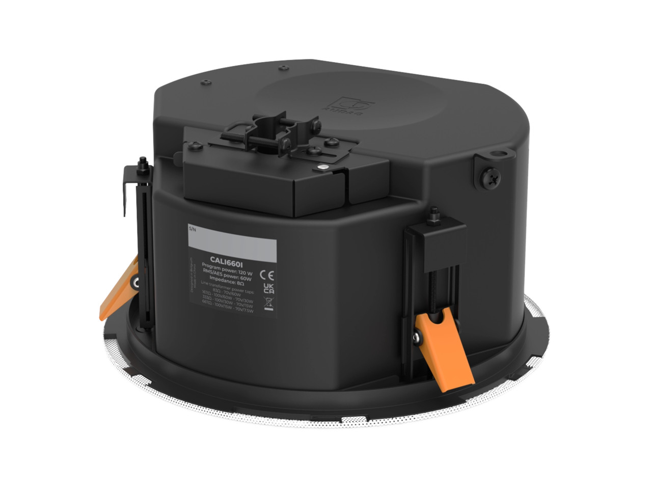 ETL, Lichtschacht, Deckenleuchte, Rundgerät, orange Hebel