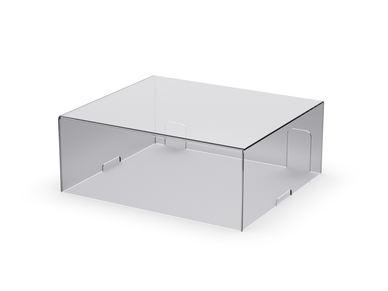 Acrylbox, Kunststoffbehälter, Transparenter Behälter, Aufbewahrungskiste, Schachtel aus Plexiglas