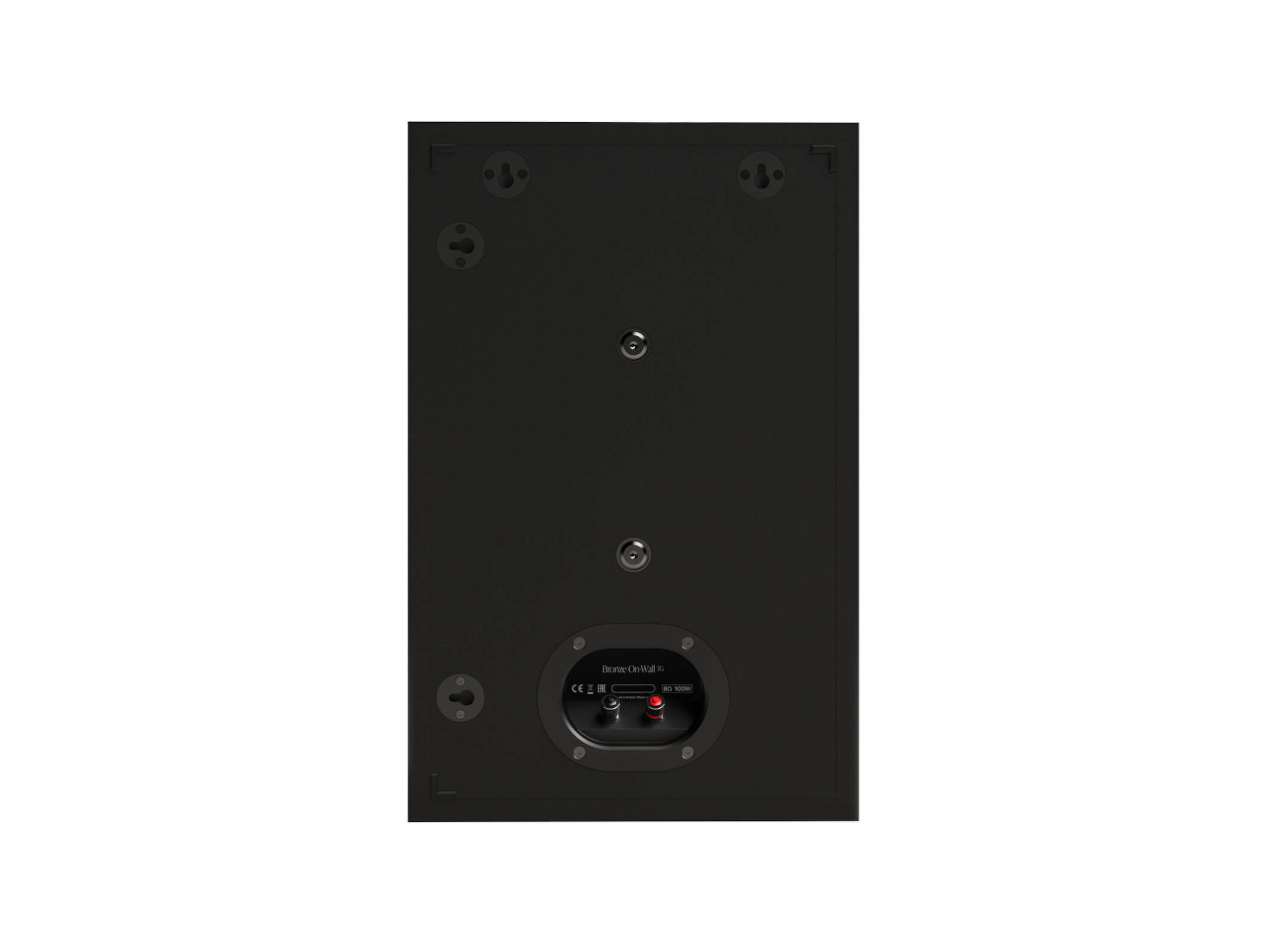 speaker, rückseite, anschluss, befestigungslöcher, bedienfeld