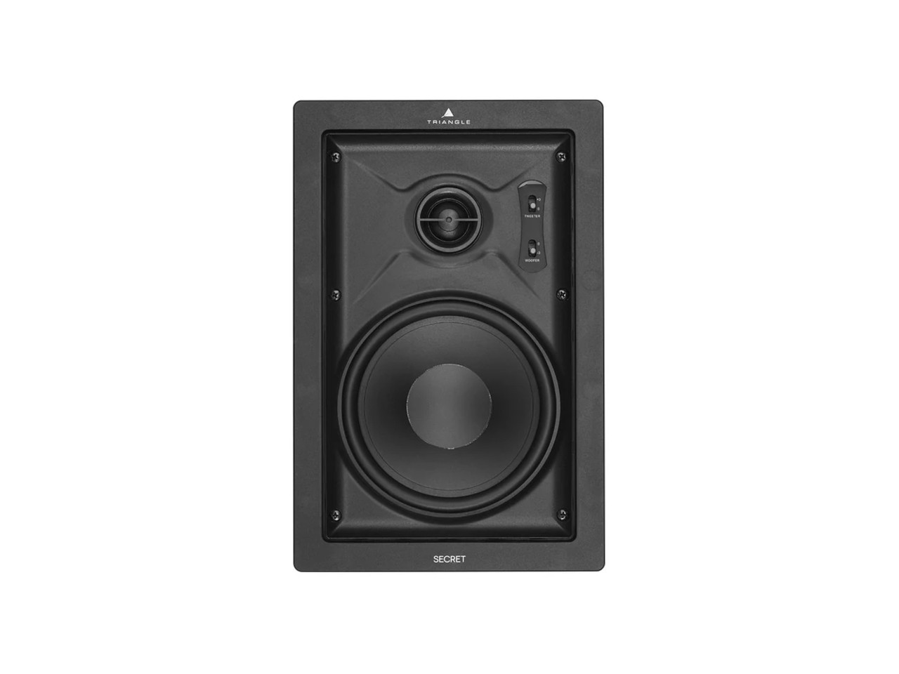 Lautsprecher, Lautsprecherbox, 2-Wege, Woofer, Schwarz