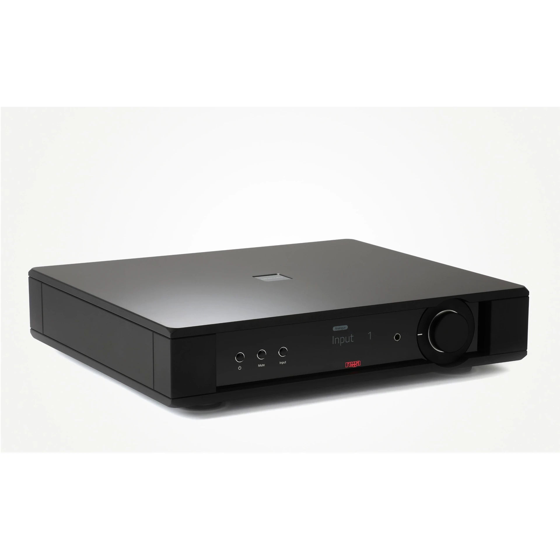 Digital-Analog-Wandler, Audio-Schnittstelle, USB-DAC, schwarz Gehäuse, Bedienfeld vorne