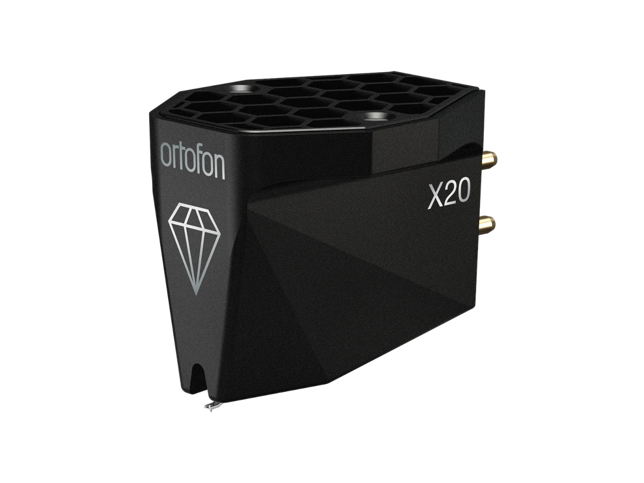 audiophile, diamant logo, x20, schwarzer gehäuse, zwei coax anschlüsse