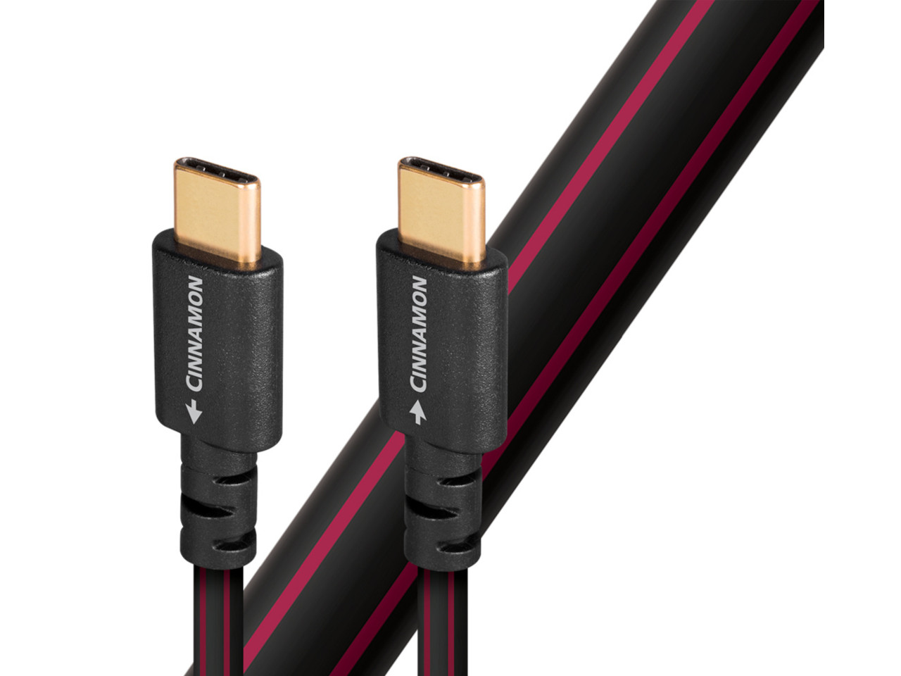 HDMI-Kabel, 2x Micro HDMI, Kabel, Schwarz, Rosa Streifen