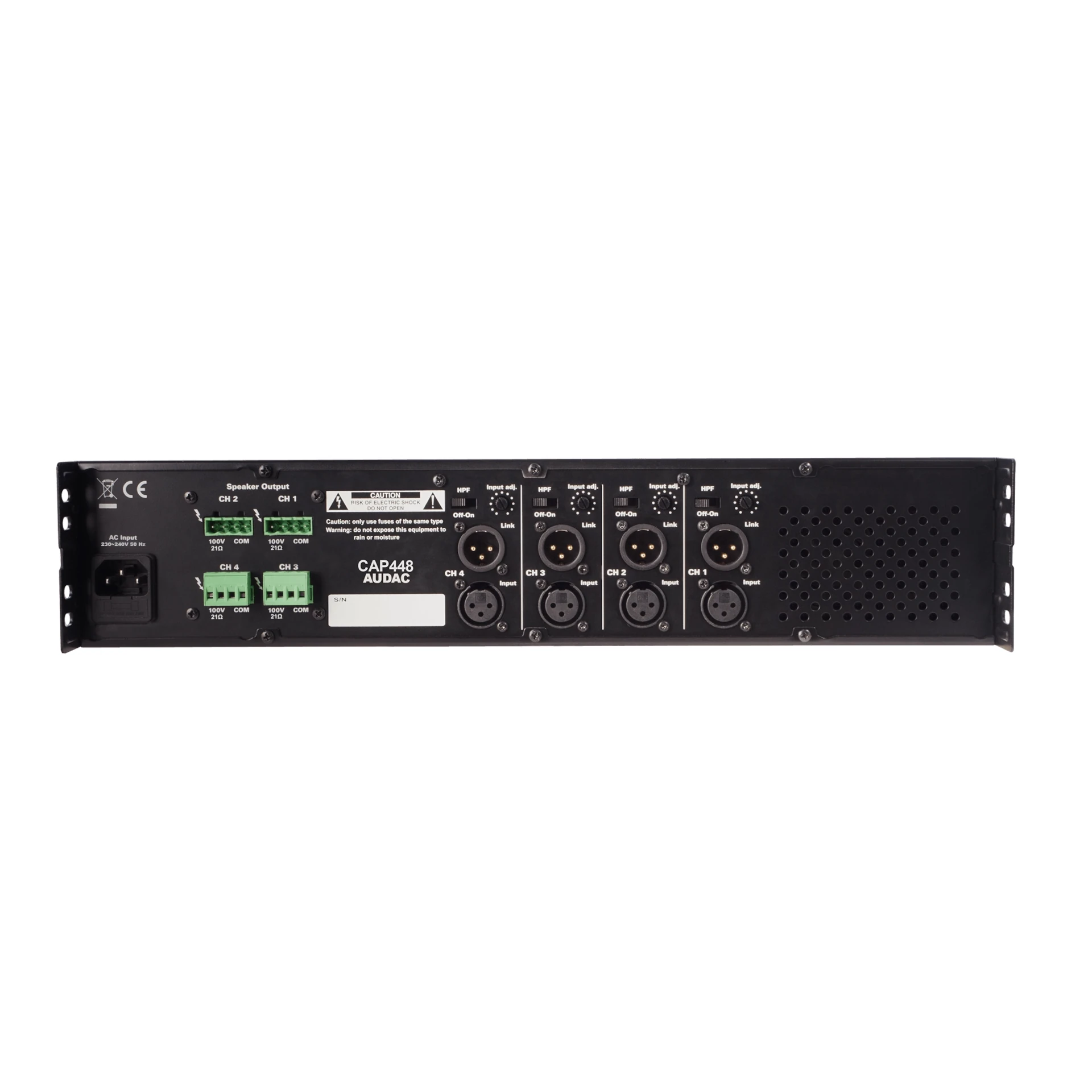 rack-mount, audio-processor, DIN-rail, XLR-outputs, power-converter