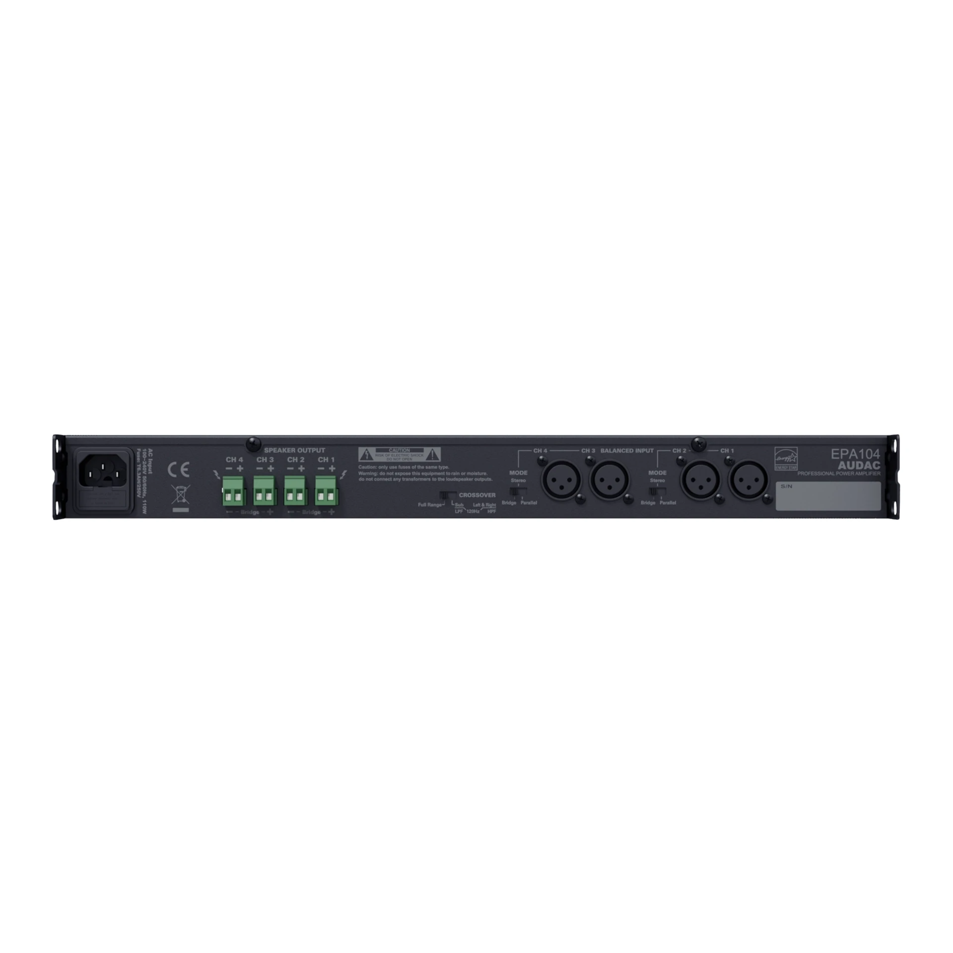 rack-mount, Netzteil, XLR-Ausgänge, Audio-Interface, Rack-Einheit