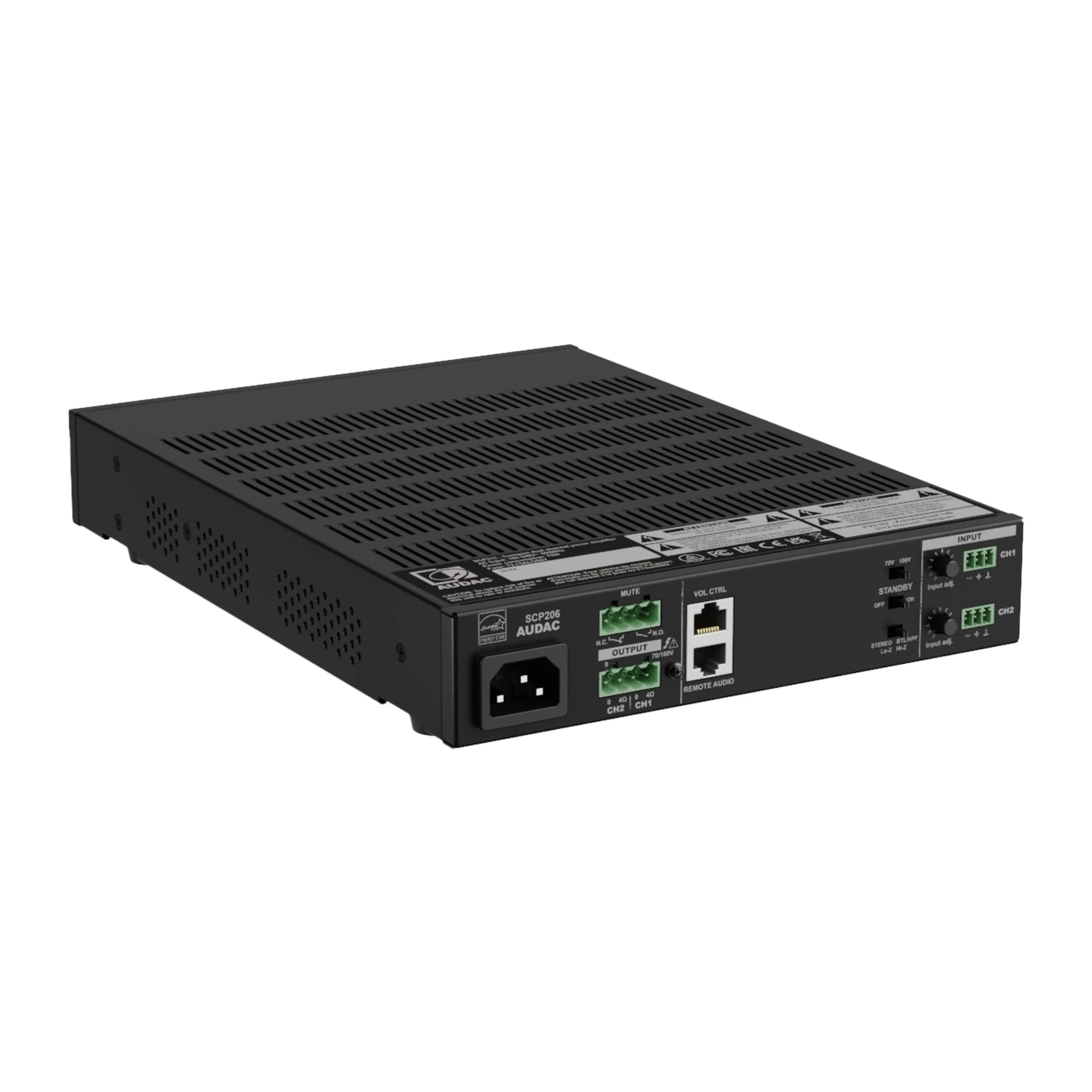 audio-processor, rack-mount, power-supply, output, standby