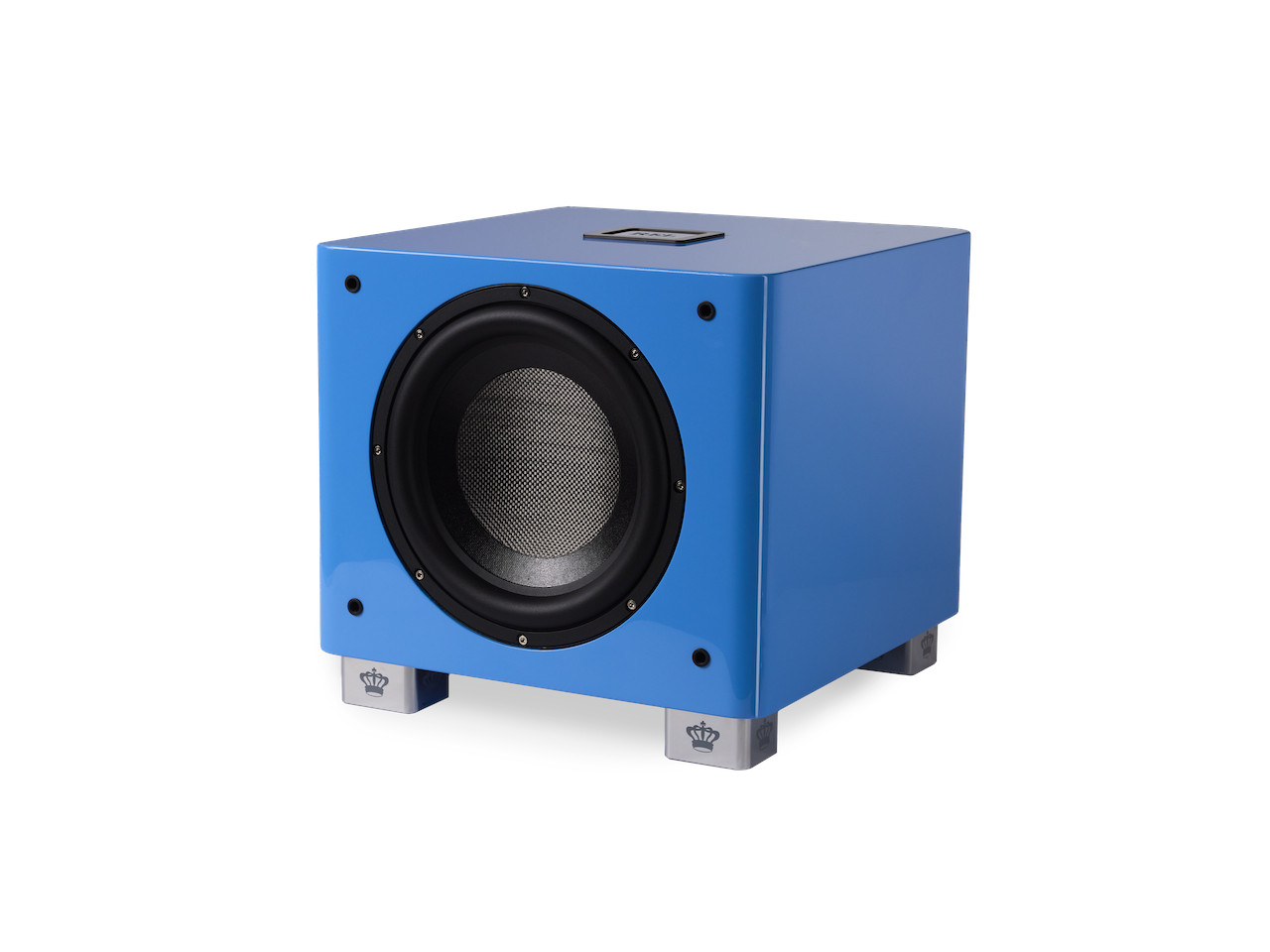 Subwoofer, Gehäuse blau, Lautsprecher-Treiber, Subwoofer-Box, Basslautsprecher