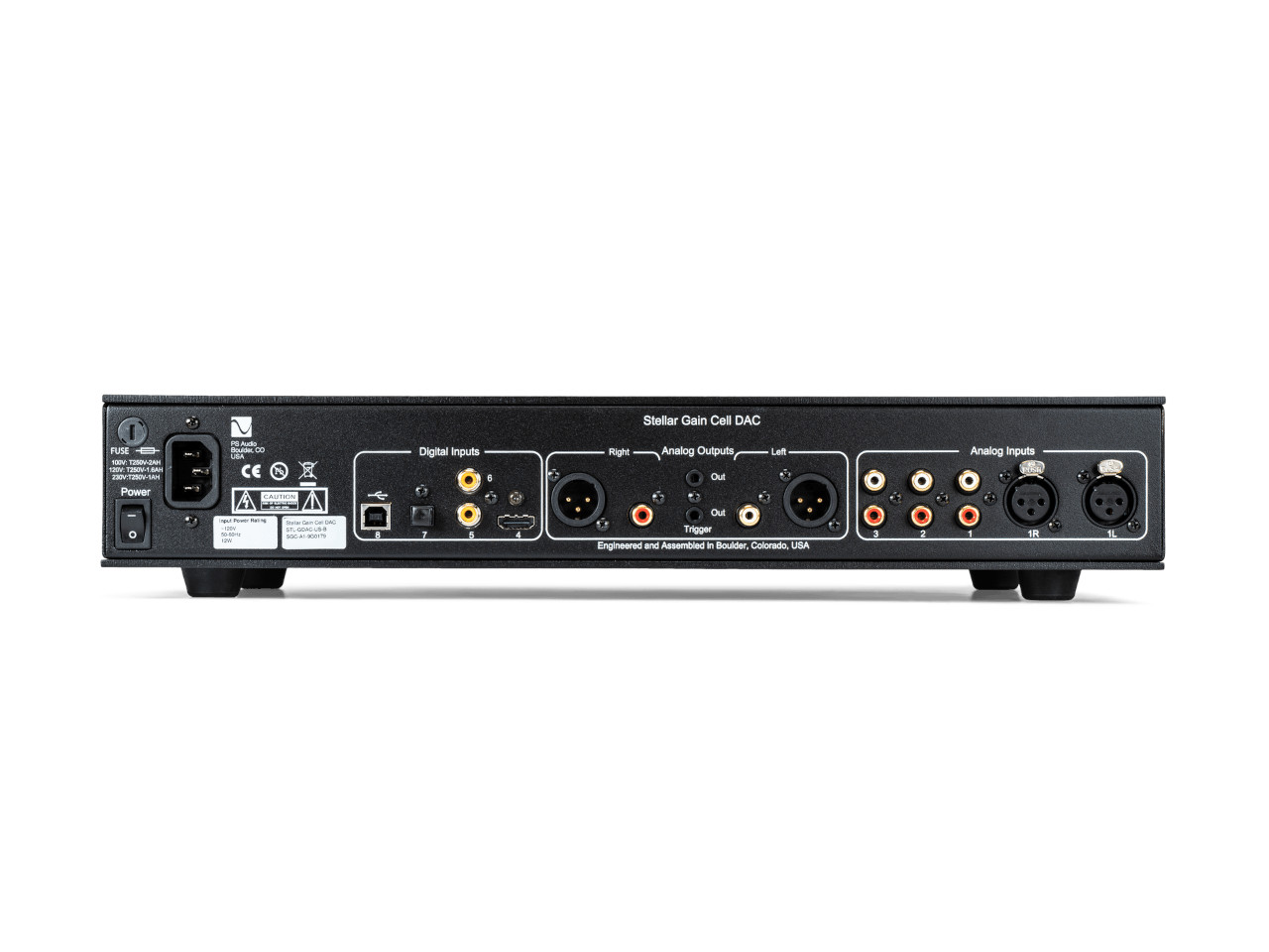 Audio-Schnittstelle, Rackmontiert, XLR-Anschlüsse, DAW, Stellar Gain Cell DAC