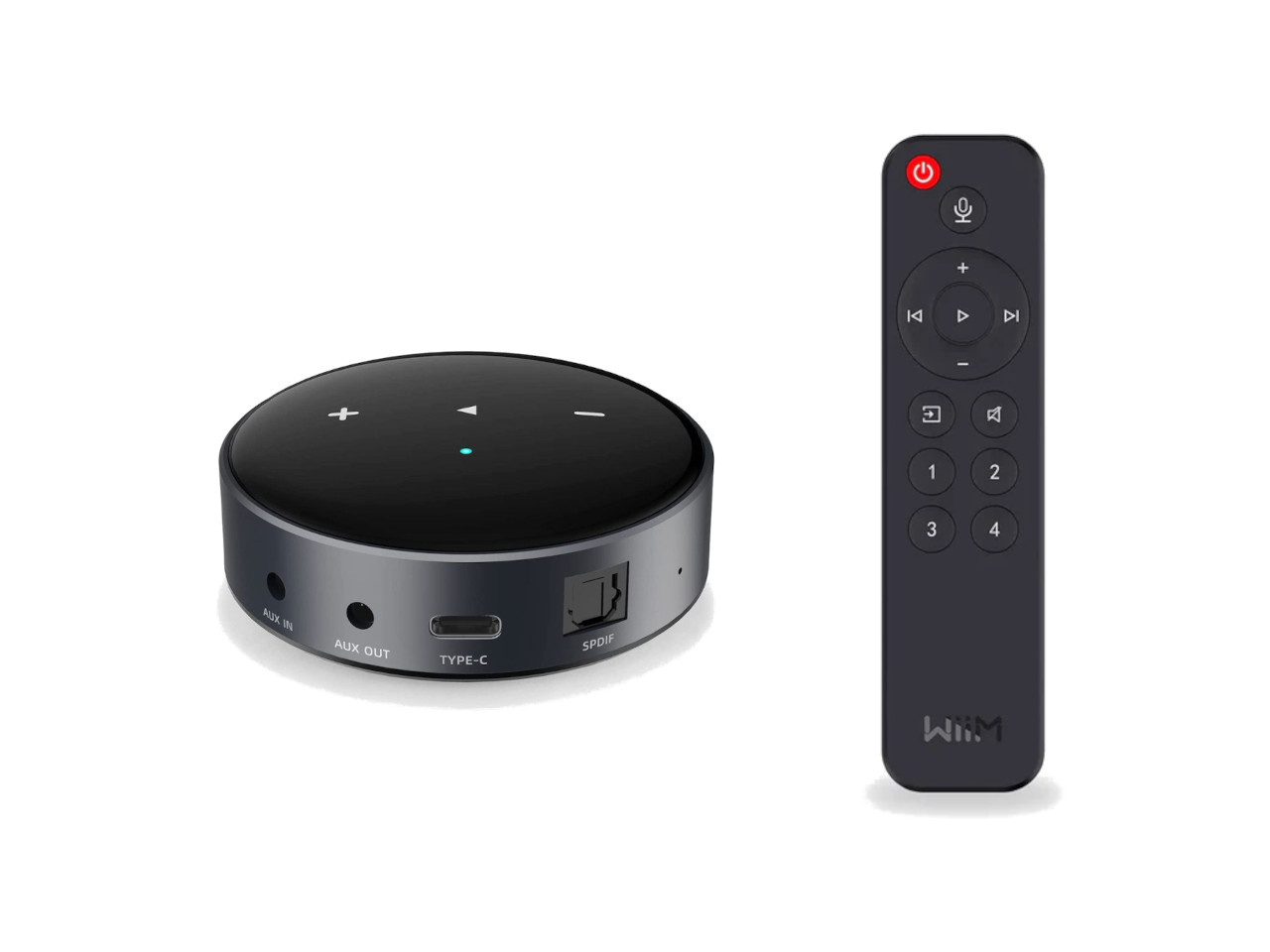 Lautsprecher, Bluetooth, Fernbedienung, runder Dock, USB-C