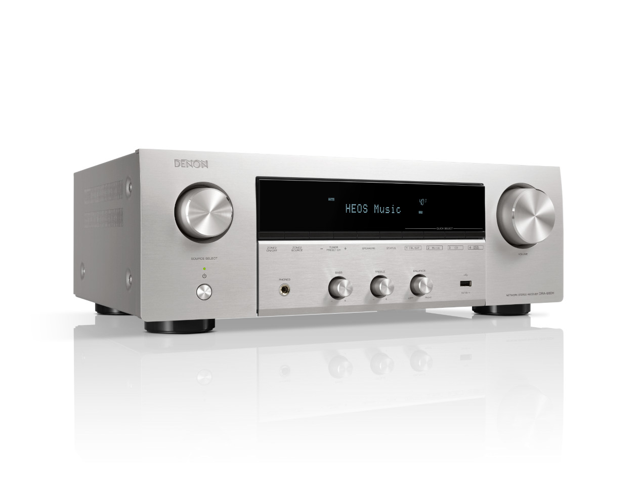 HiFi-Verstärker, Stereo-Verstärker, Netzwerk-Verstärker, Aluminium Gehäuse, Knopfregler