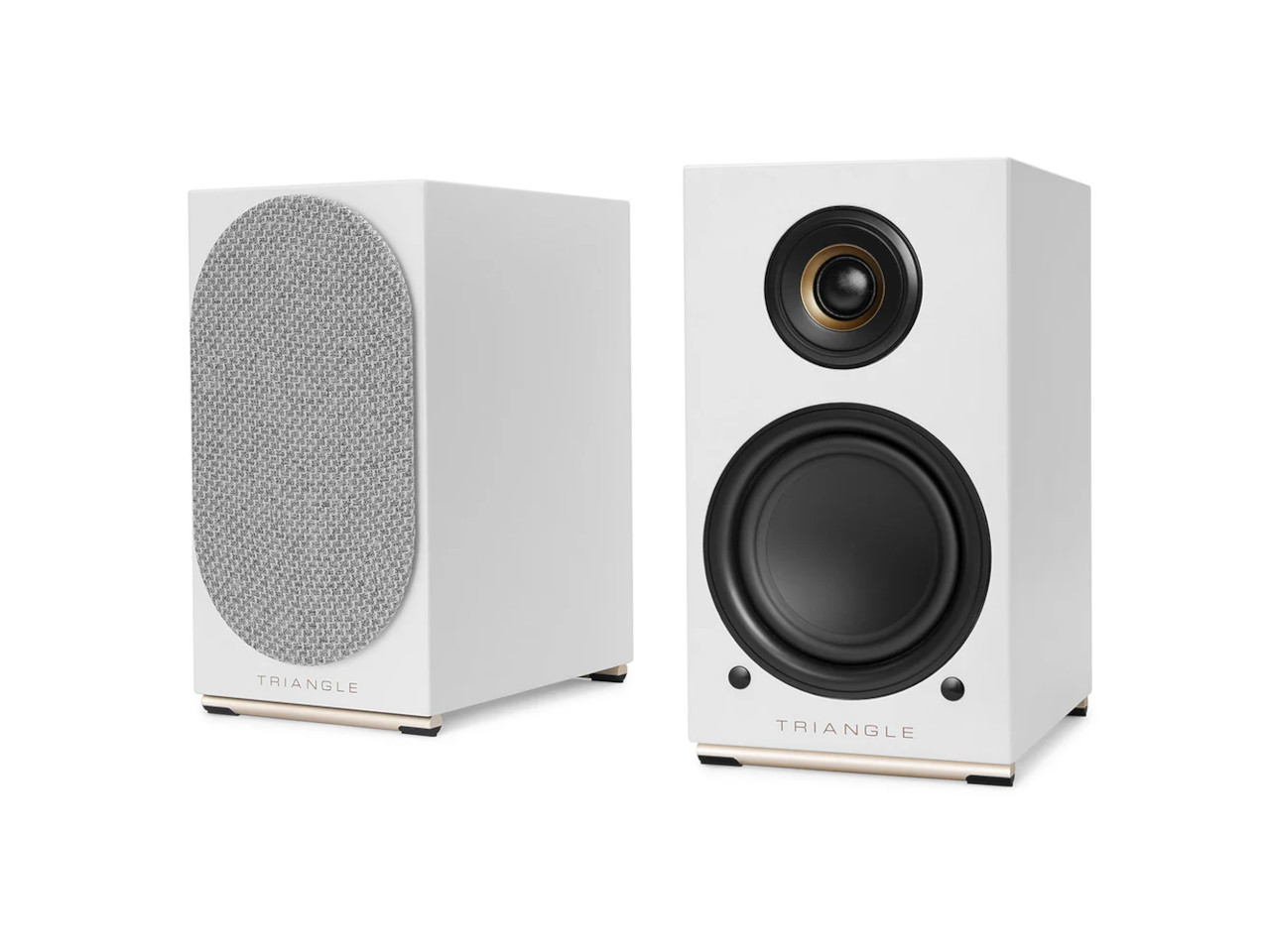 Lautsprecher, Stereo, Regallautsprecher, 2 Wege, Weiß