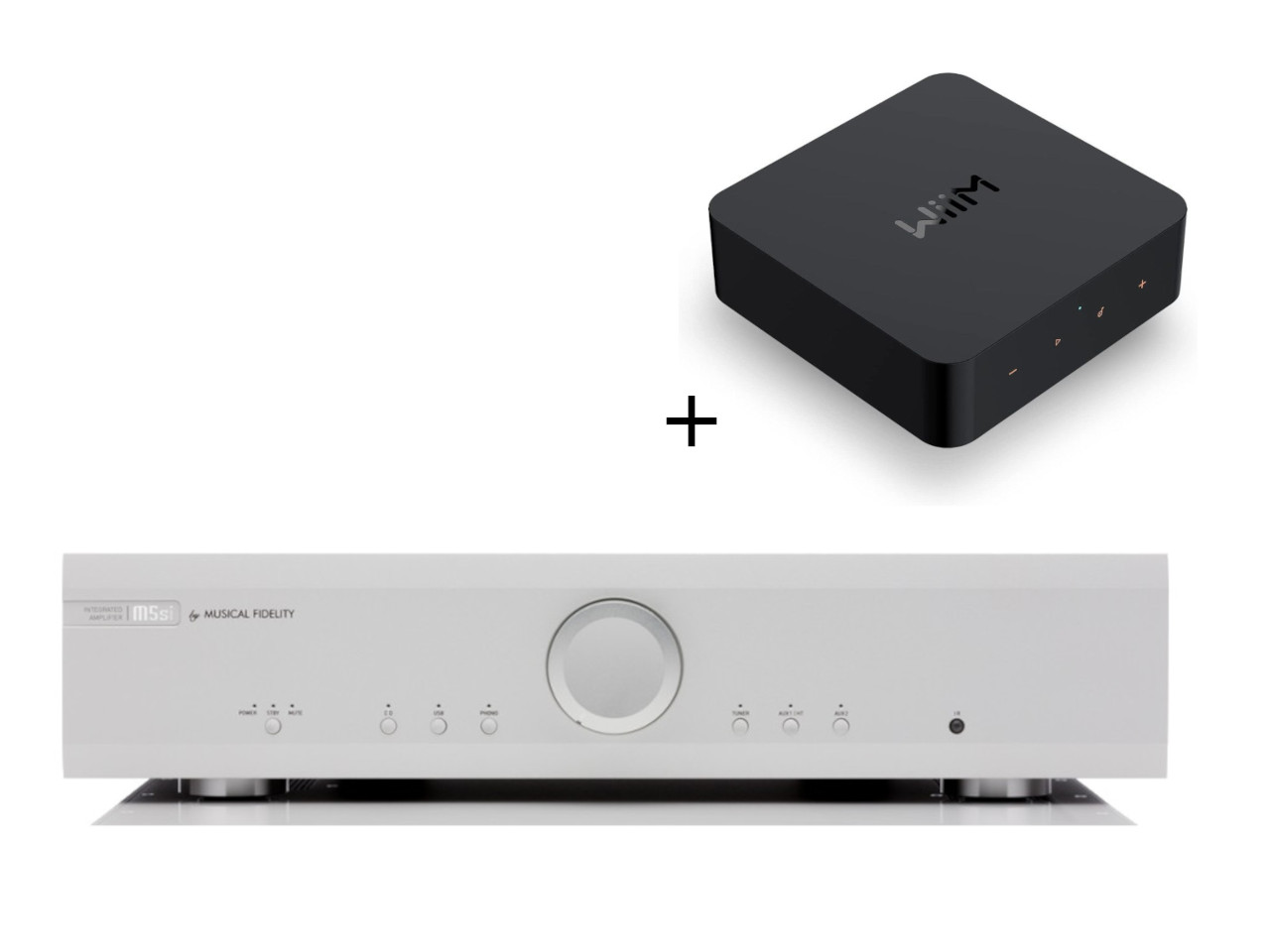 Musical Fidelity M5si Silber / WiiM Pro Bundle Elektronik