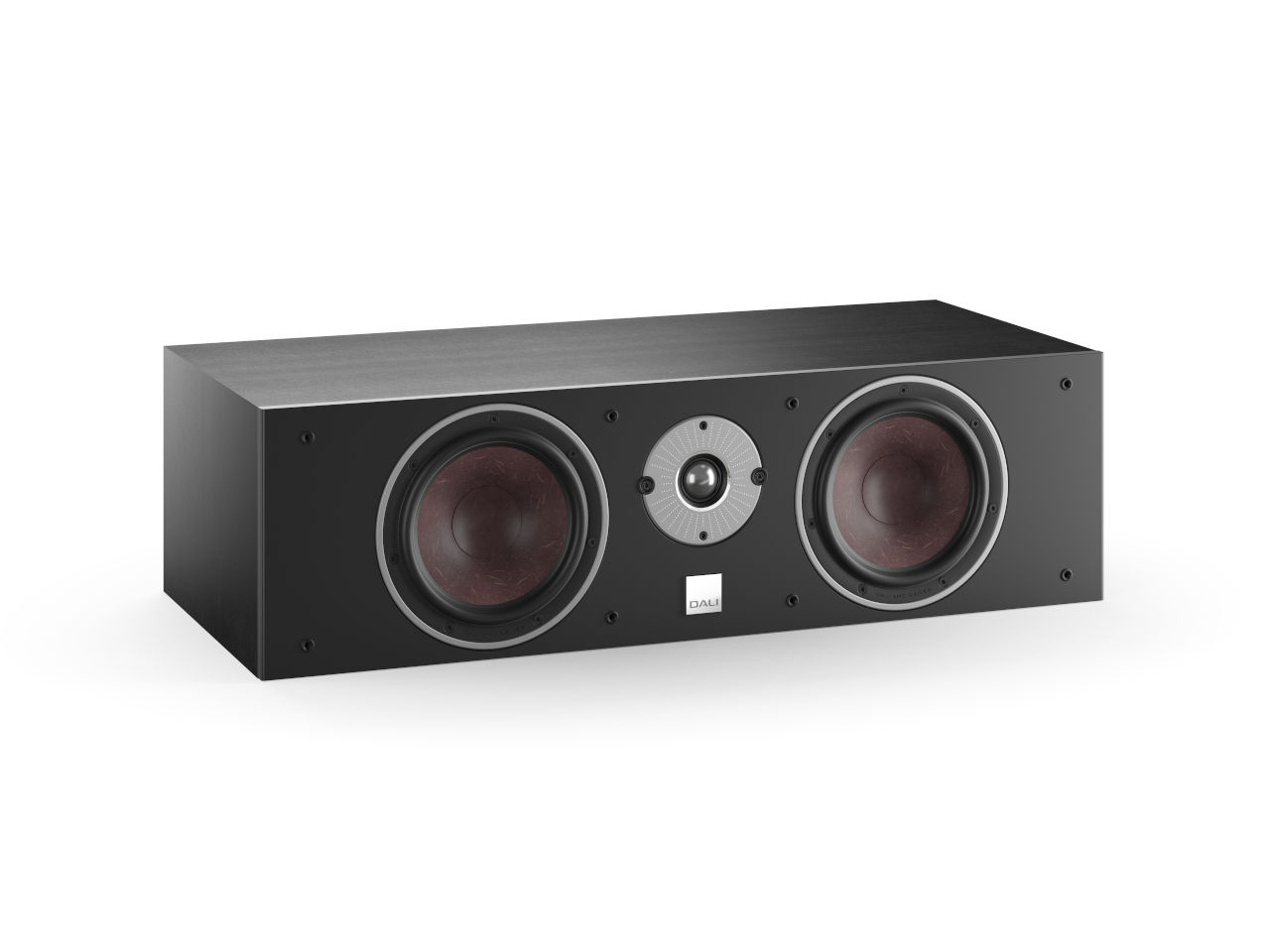 Lautsprecher, Center-Lautsprecher, Dual-Treiber, Schwarz, Kompakt-Box