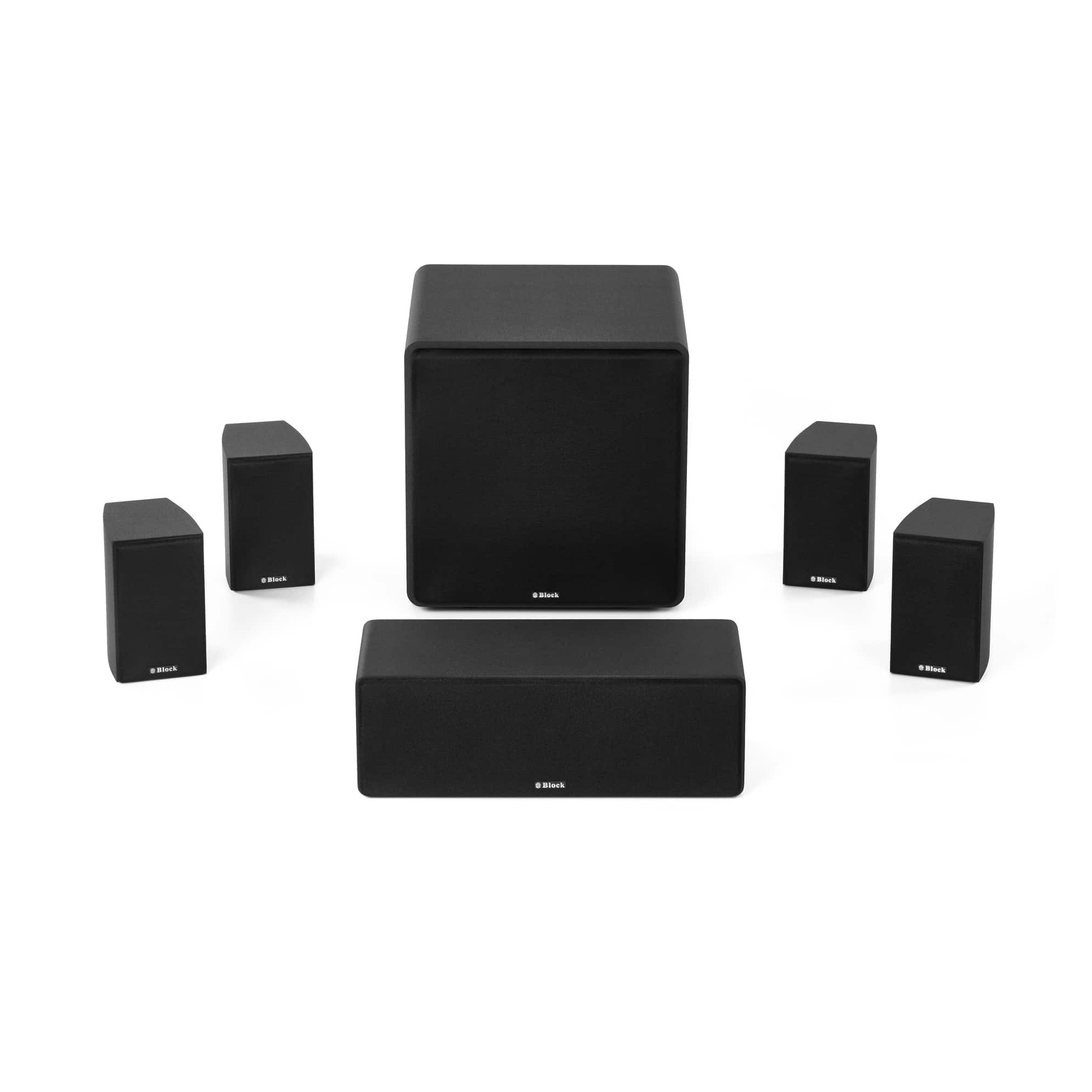Lautsprecher, 2.1 System, Schwarz, Kompakt-Set, Subwoofer