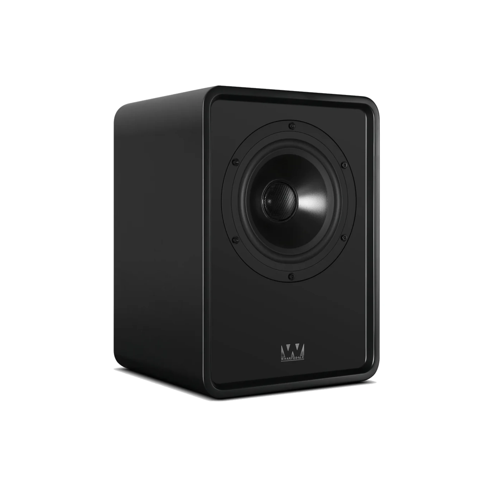 sprecher, subwoofer, schwarz, studio, monolithisch