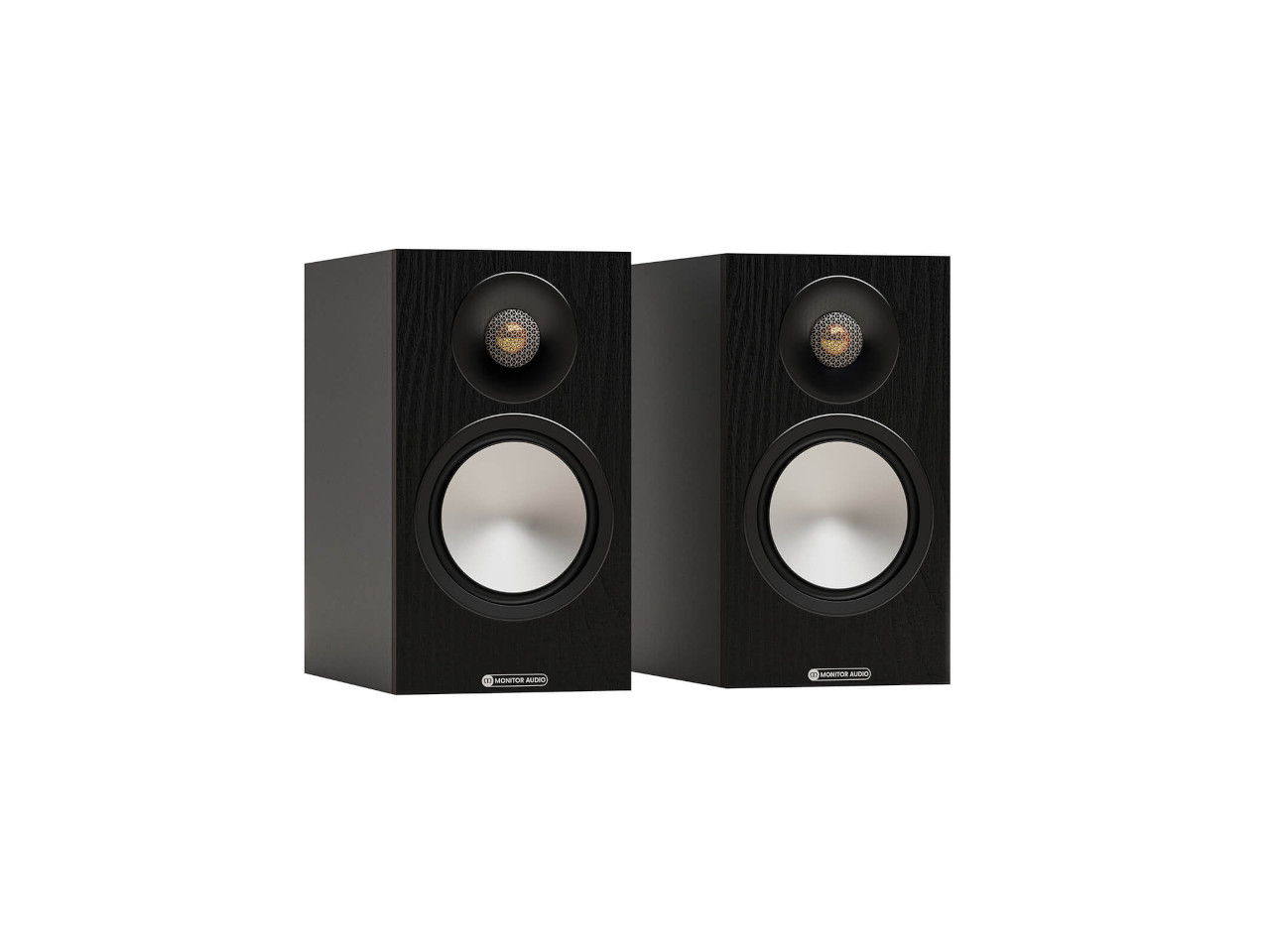 Lautsprecher, Stereo-Lautsprecher, Schwarz, Holzoptik, Two-way Speaker
