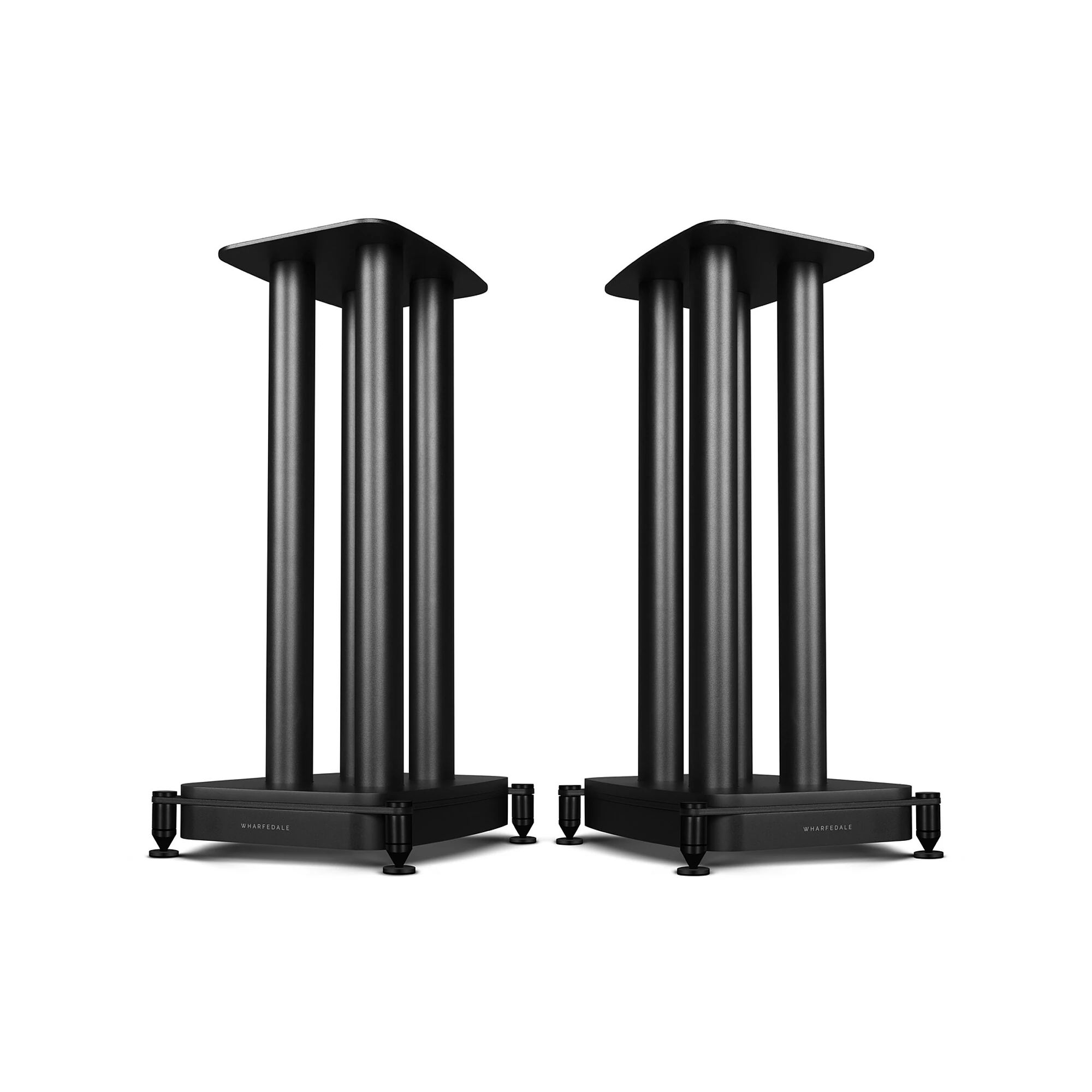 Lautsprecher-Ständern, Stative, Schwarze Ständer, VierRohr-Design, Gehäuse-Metall