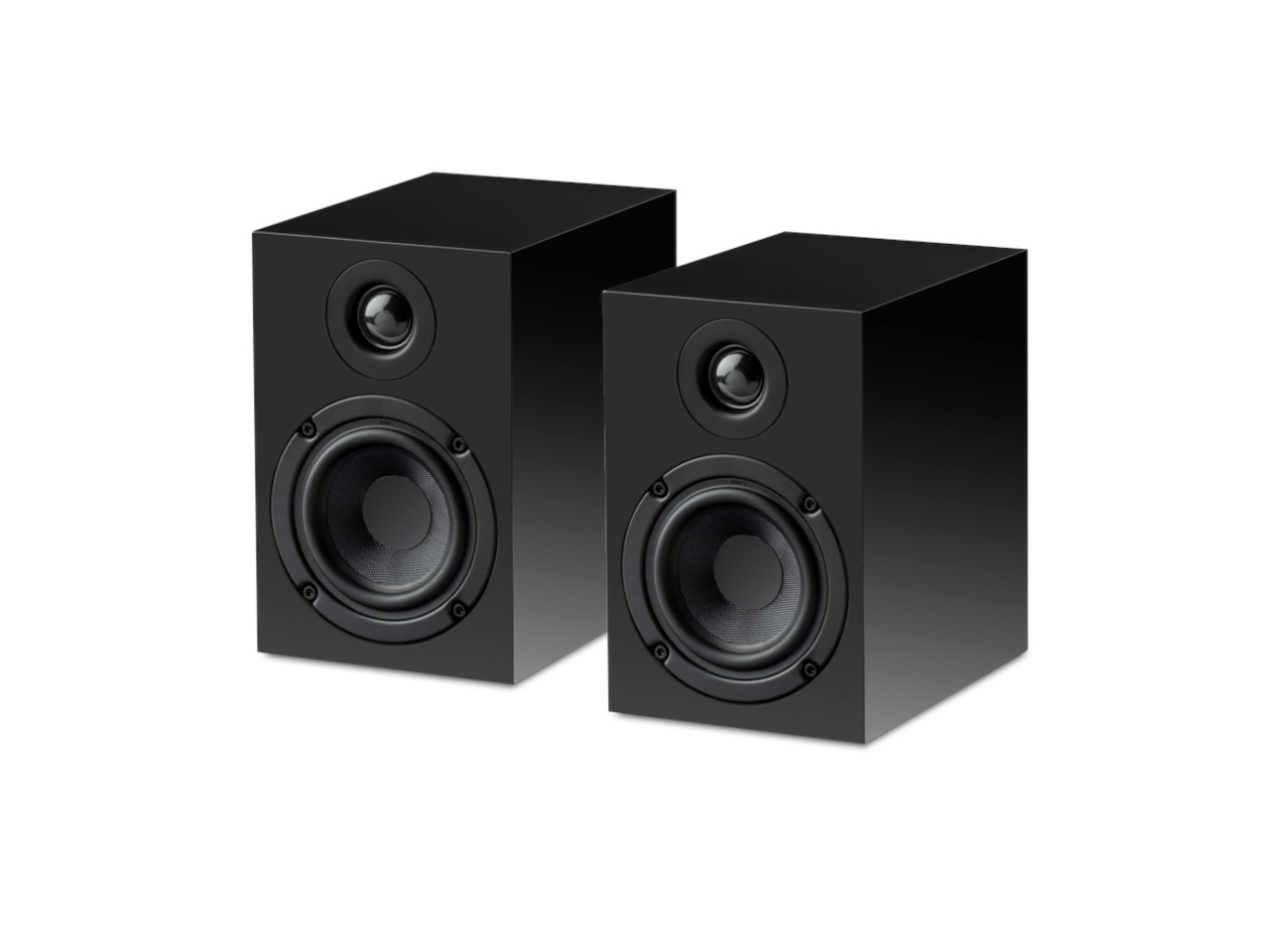 Lautsprecher, Stereosystem, 2-Wege, Schwarz, Kompakt