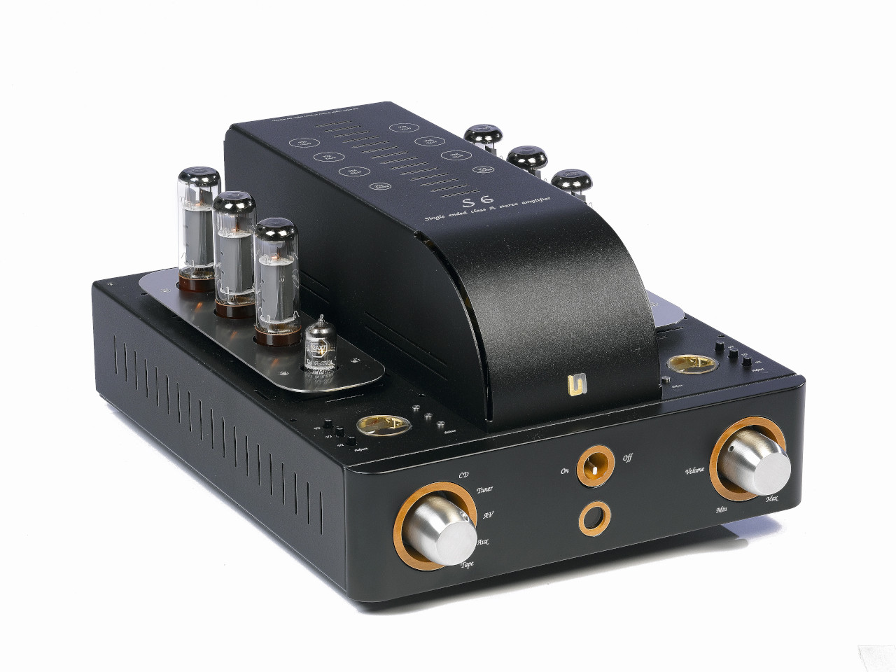 tubenverstärker, Vakuumröhren, Stereo-Verstärker, Tuner-Knopf, Lautstärke