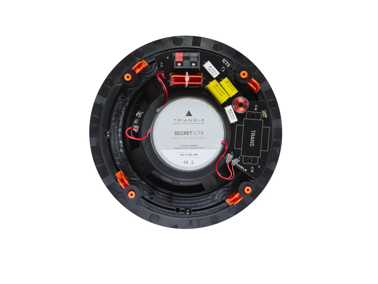 sprecher, rund, verborgen, kabel, elektronische komponenten