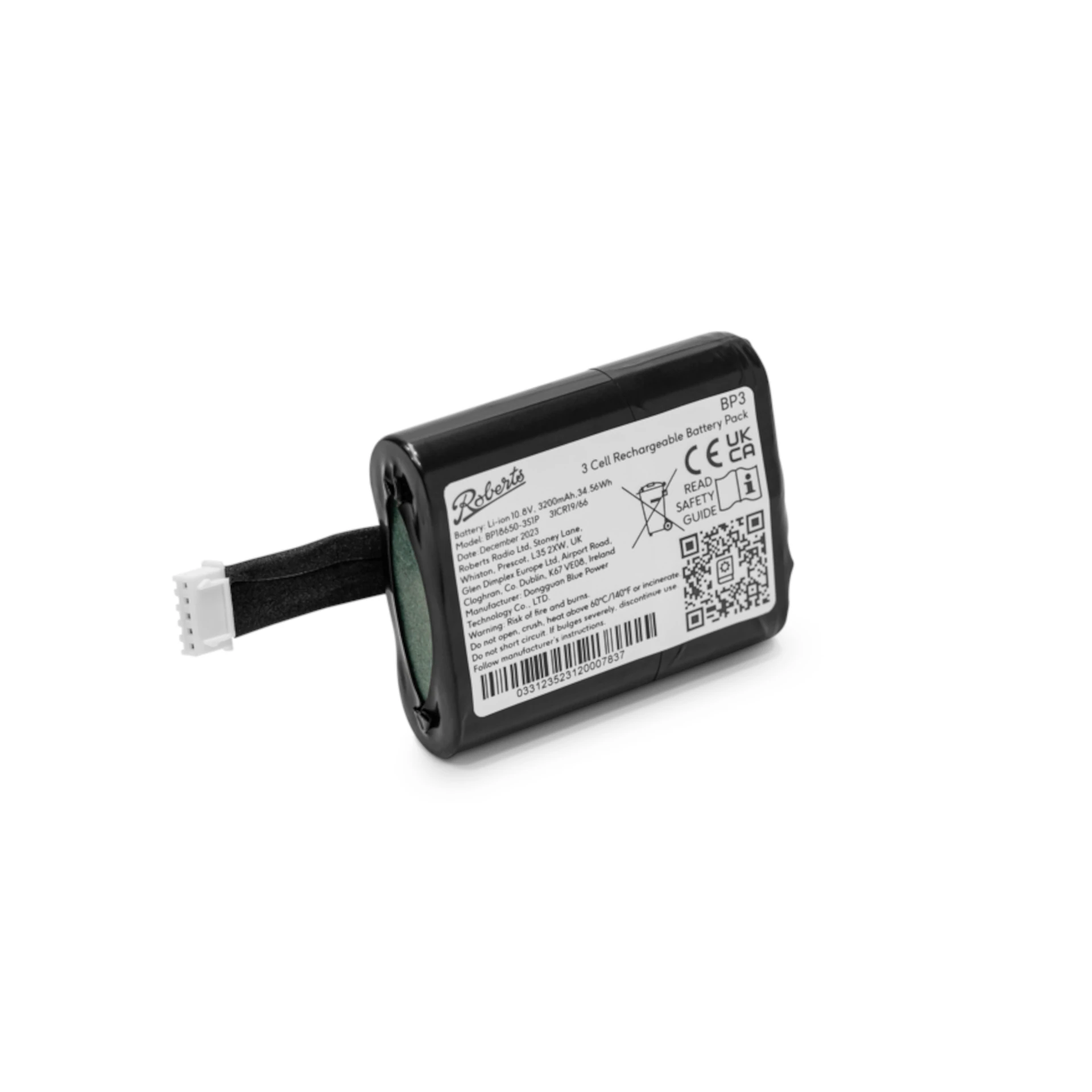 battery, wiederaufladbar, 3-zellen, BP3, Lithium-Ionen