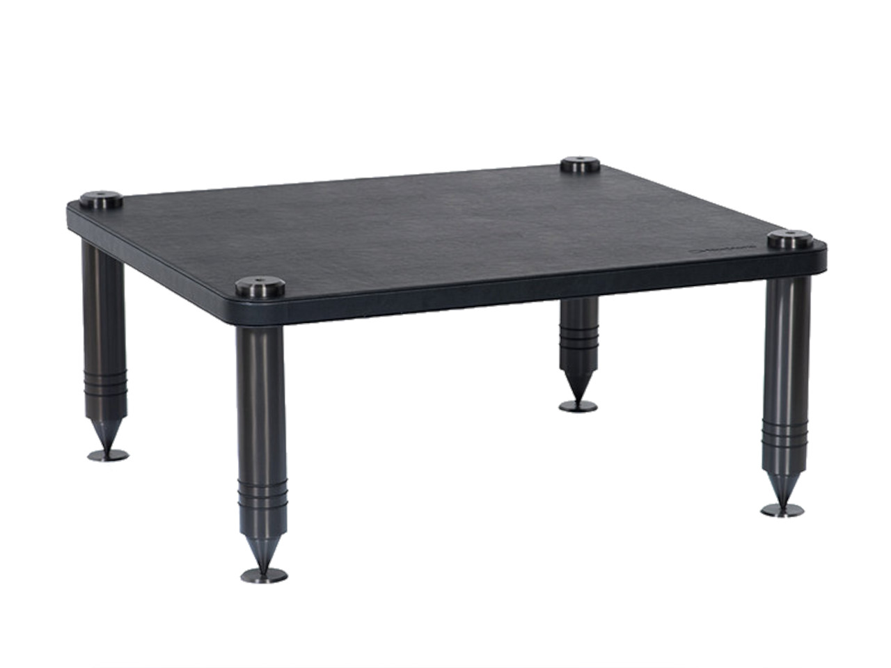 Drehplatte, Tisch, fünf Beine, schwarz, verstellbare Füße