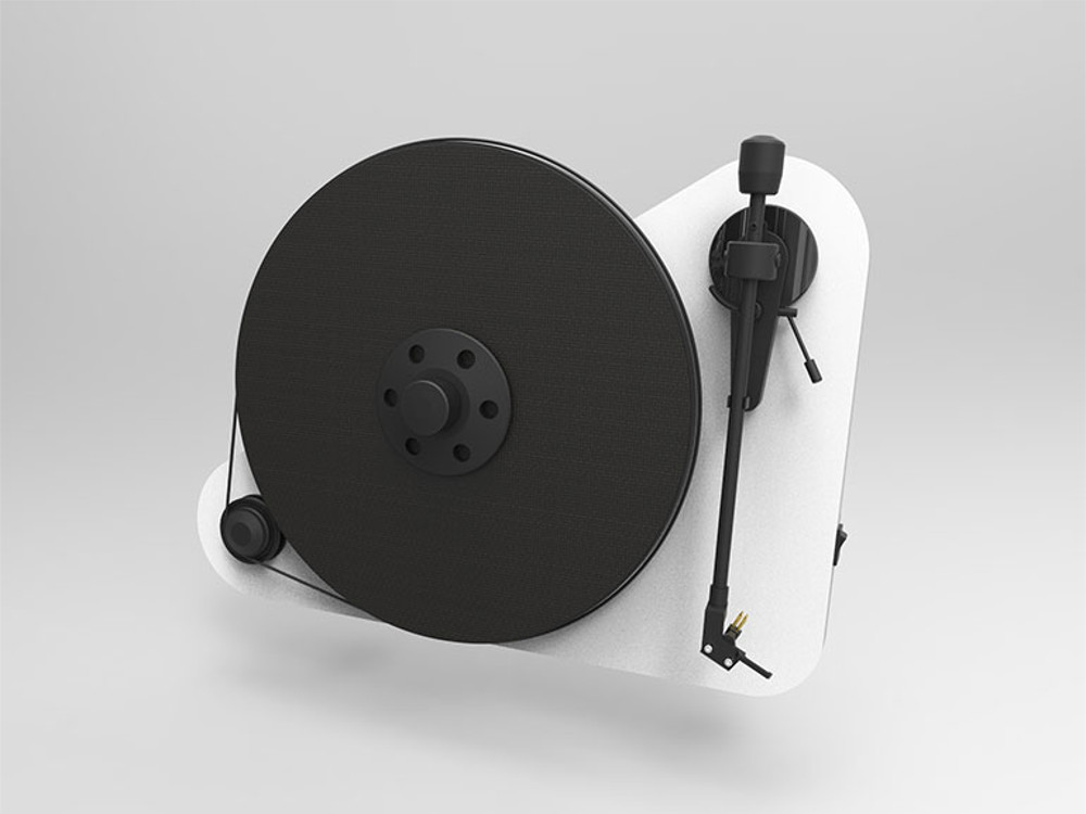 Audiophiler "Plug & Play"-Plattenspieler mit Wandmontageoption  

