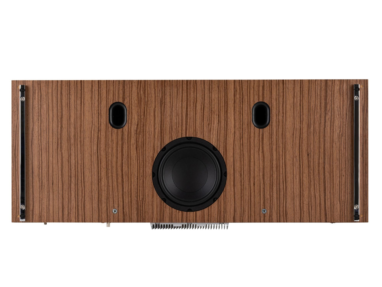 hifi-lautsprecher, holzoptik, center-subwoofer, rundspeaker, bauleuchte-rahmen