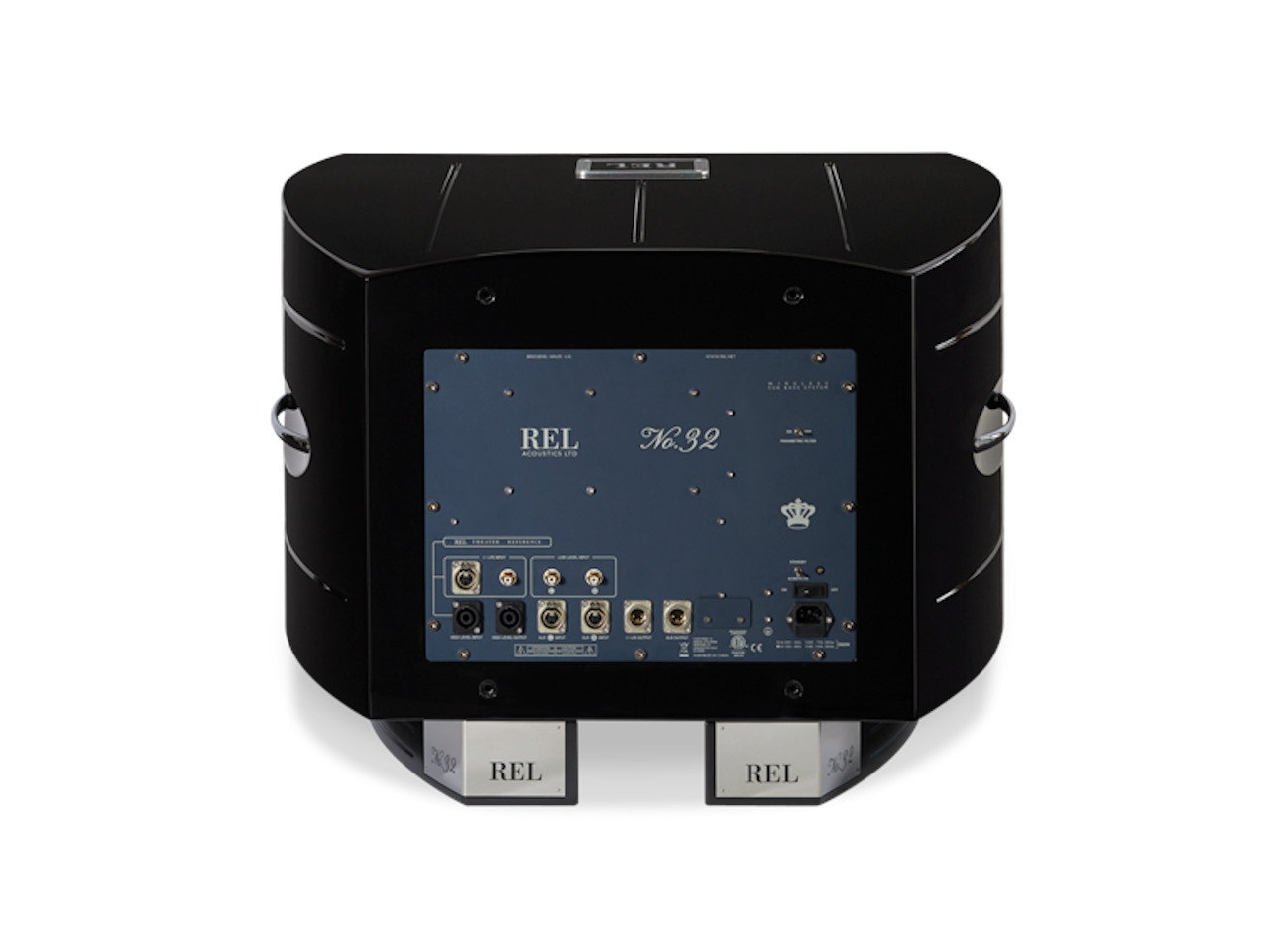 Lautsprecher, Subwoofer, Verstärker, Rückseite, REL No.32