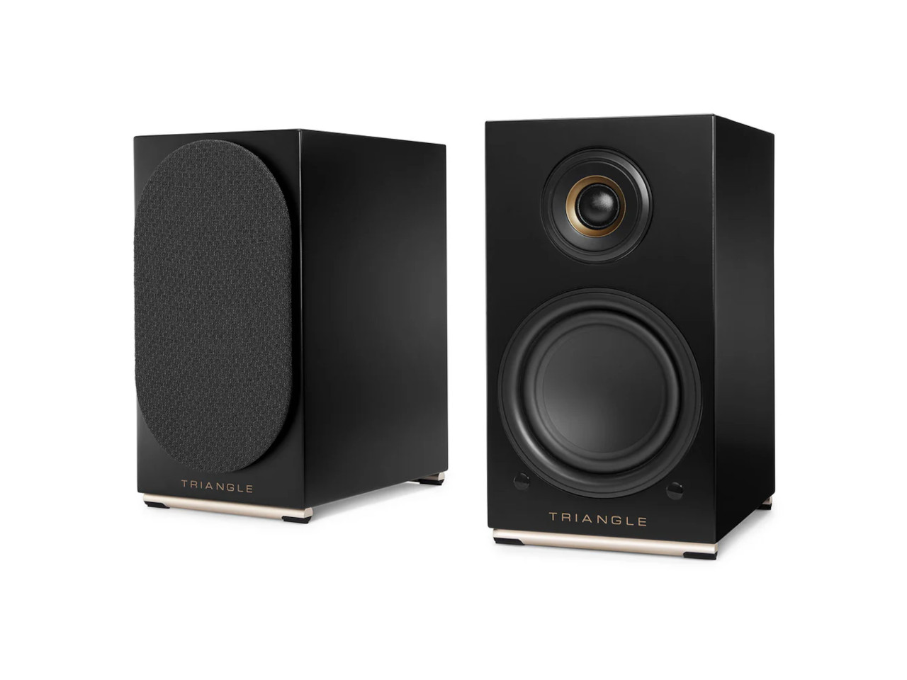 Lautsprecher, Stereo, Regallautsprecher, Schwarz, 2-Wege