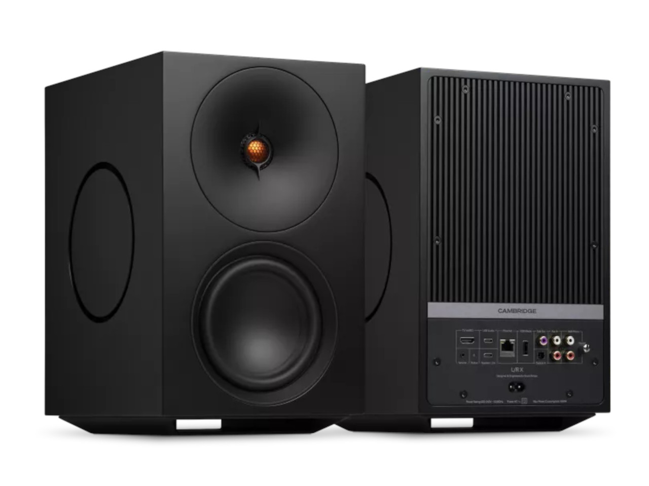 Lautsprecher, Kompakte Boxen, 2-Wege System, Aktiv-Lautsprecher, Schwarz