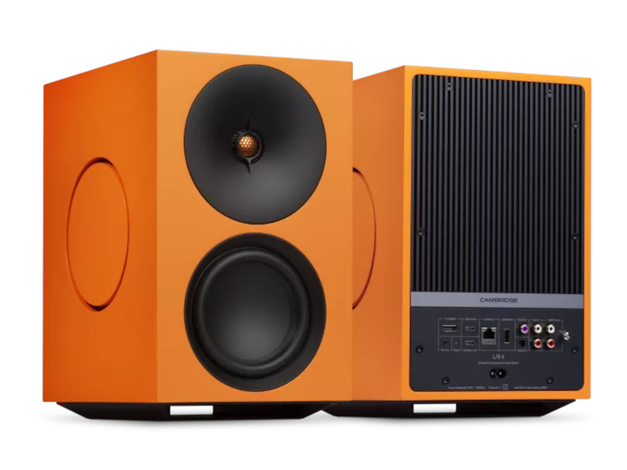 Lautsprecher, Aktivlautsprecher, 2-Wege, Orange, Bassreflex