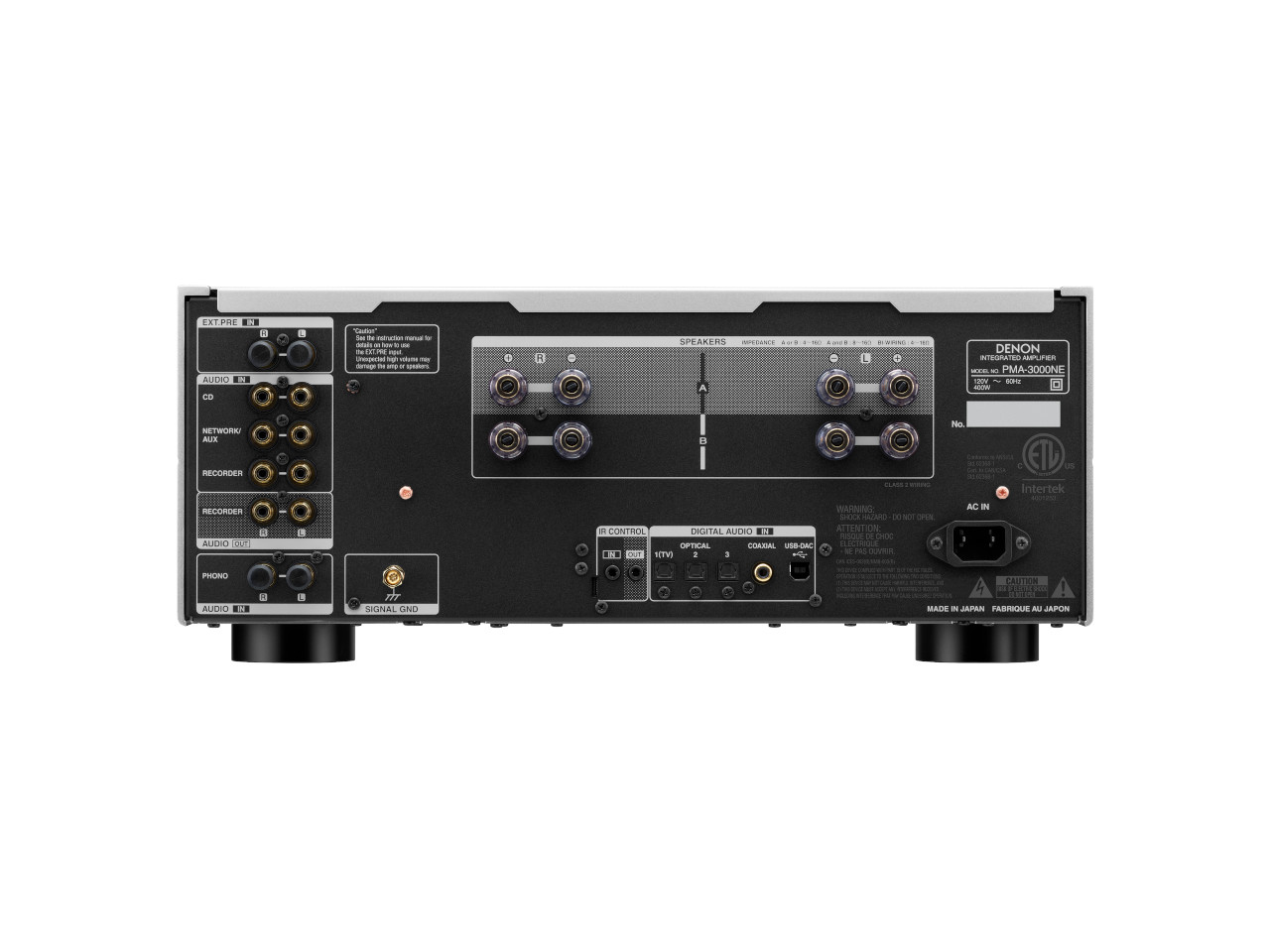 Rückseite, Audio-Empfänger, Anschlüsse, Denon, Rack-Montage