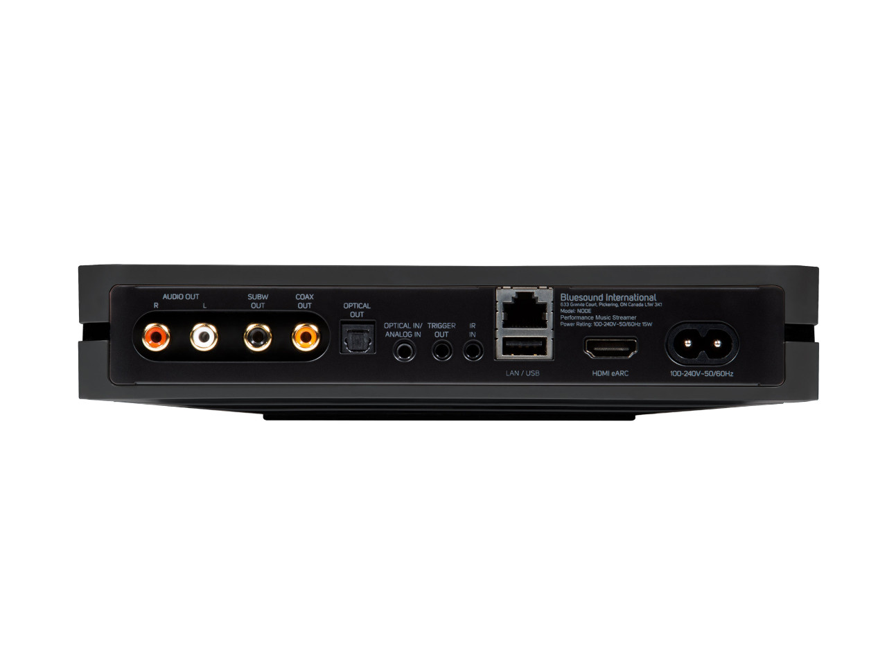 AV-Empfänger, Rückseite, Audioausgänge, Coax-Ausgang, LAN USB