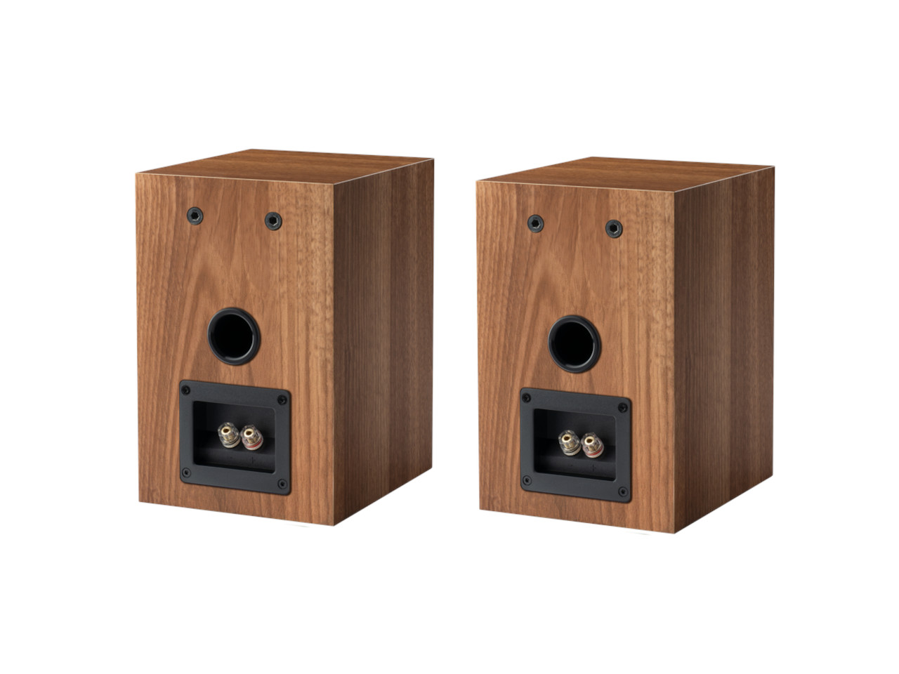standlautsprecher, holzoptik, hi-fi, passive lautsprecher, anschlussterminal