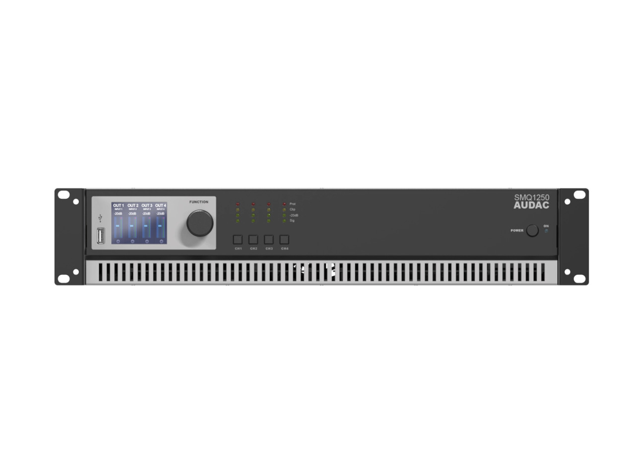 Rackmontageeinheit, Audio-Mixer, 4-Kanal, Rackmount, AU DAC SMQ1250