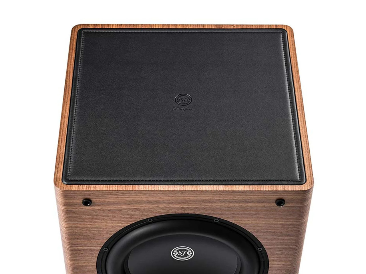 Subwoofer, Holzgehäuse, Schwarze Abdeckung, Lautsprecher, Tieftöner