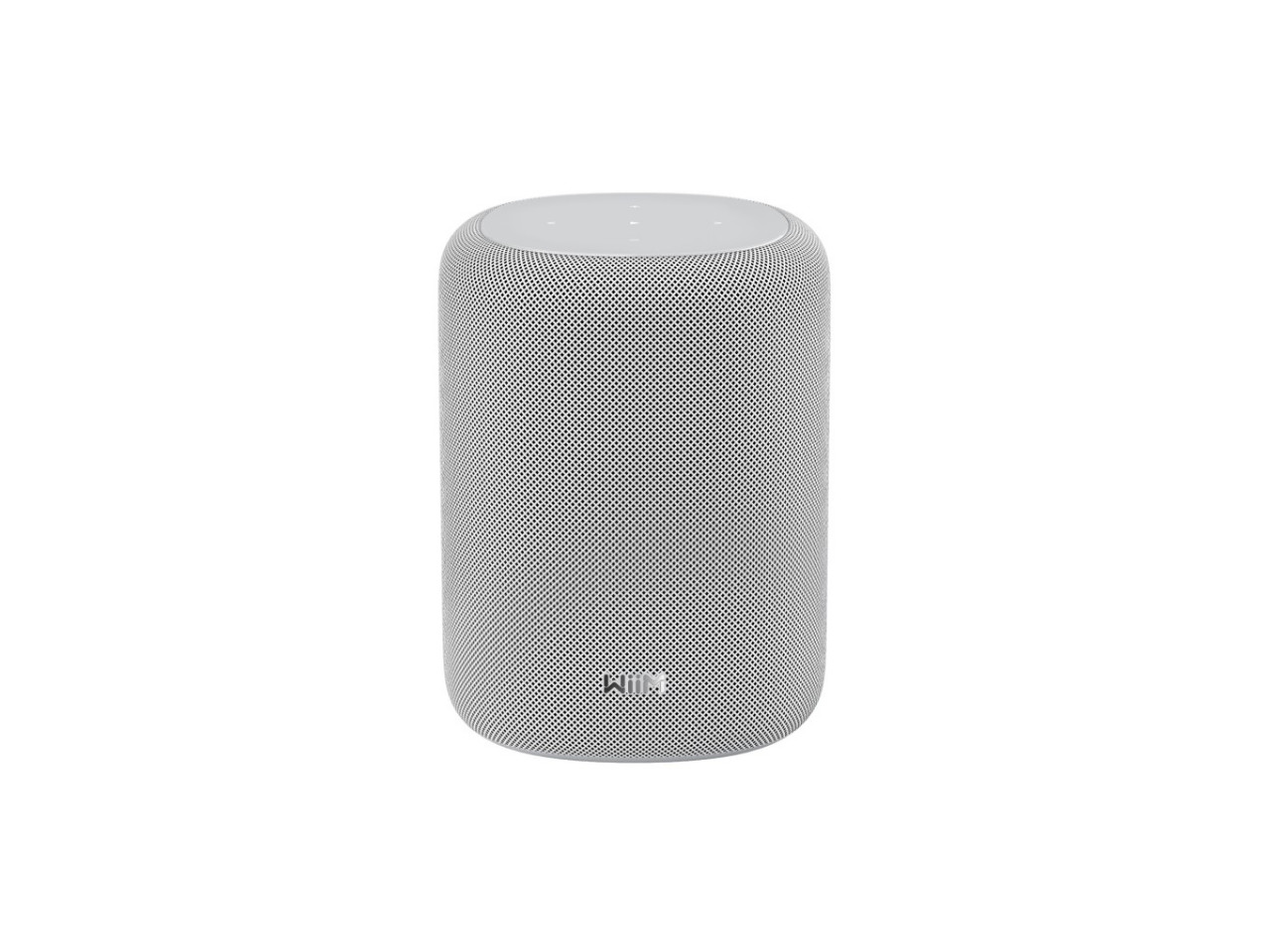 smart speaker, drahtloser Lautsprecher, Bluetooth, Perforiertes Metall, Grau