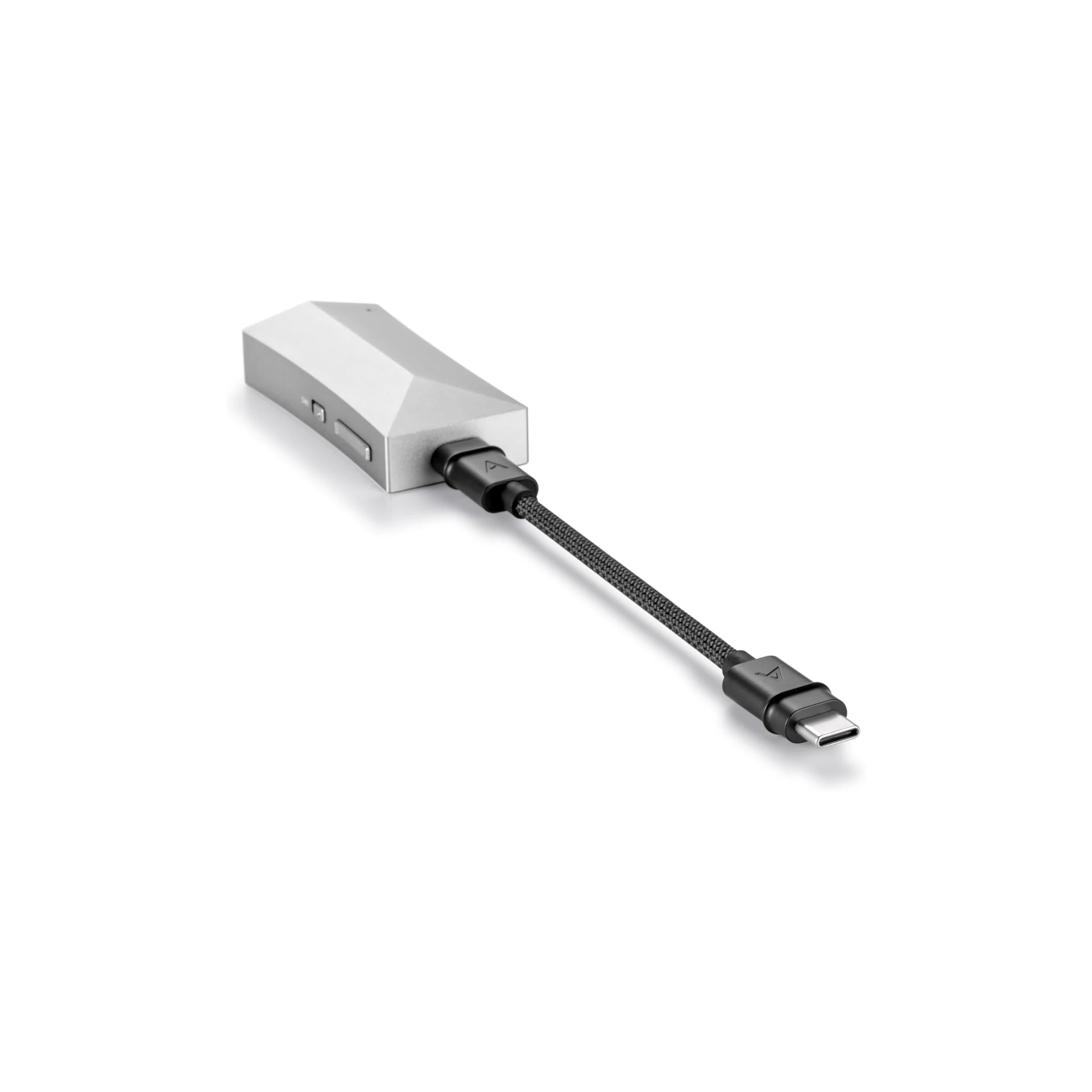 USB-C Adapter, Ladekabel, Winkeladapter, geknüpftes Kabel, Metallgehäuse