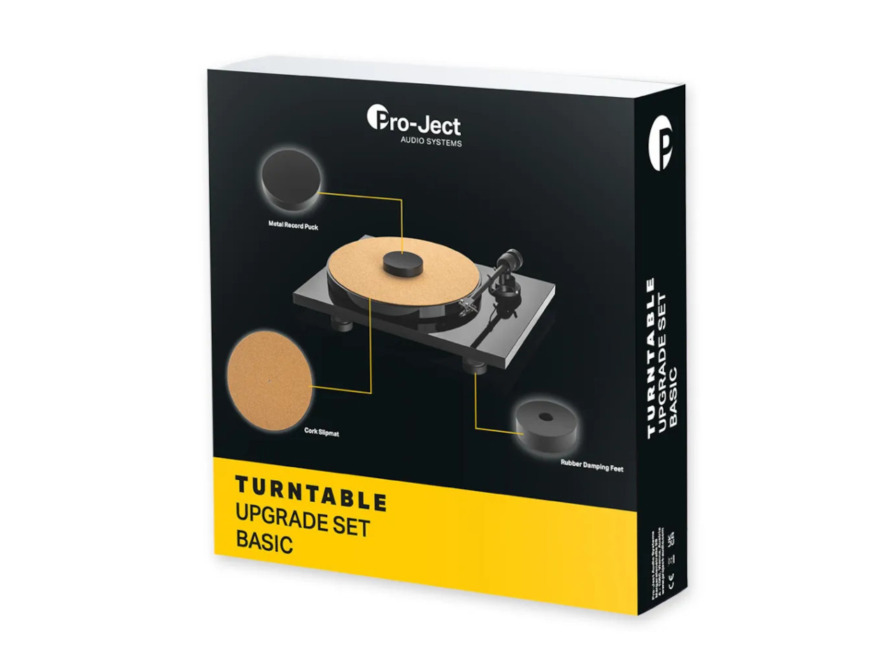 Turntable, Upgrade set, Basic, Platter, Gummimuffenfüße