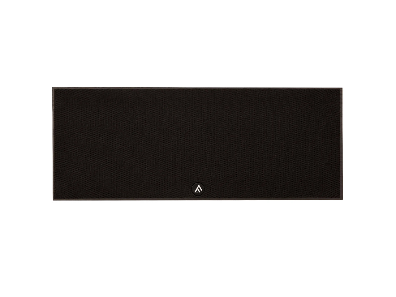 sprecher, soundbar, schwarz, rechteckig, gitter