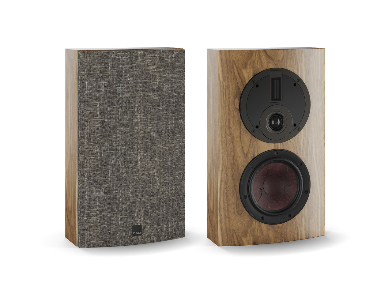 Lautsprecher, Stereo-Lautsprecher, Holzgehäuse, Two-way Lautsprecher, Frontabdeckung aus Stoff